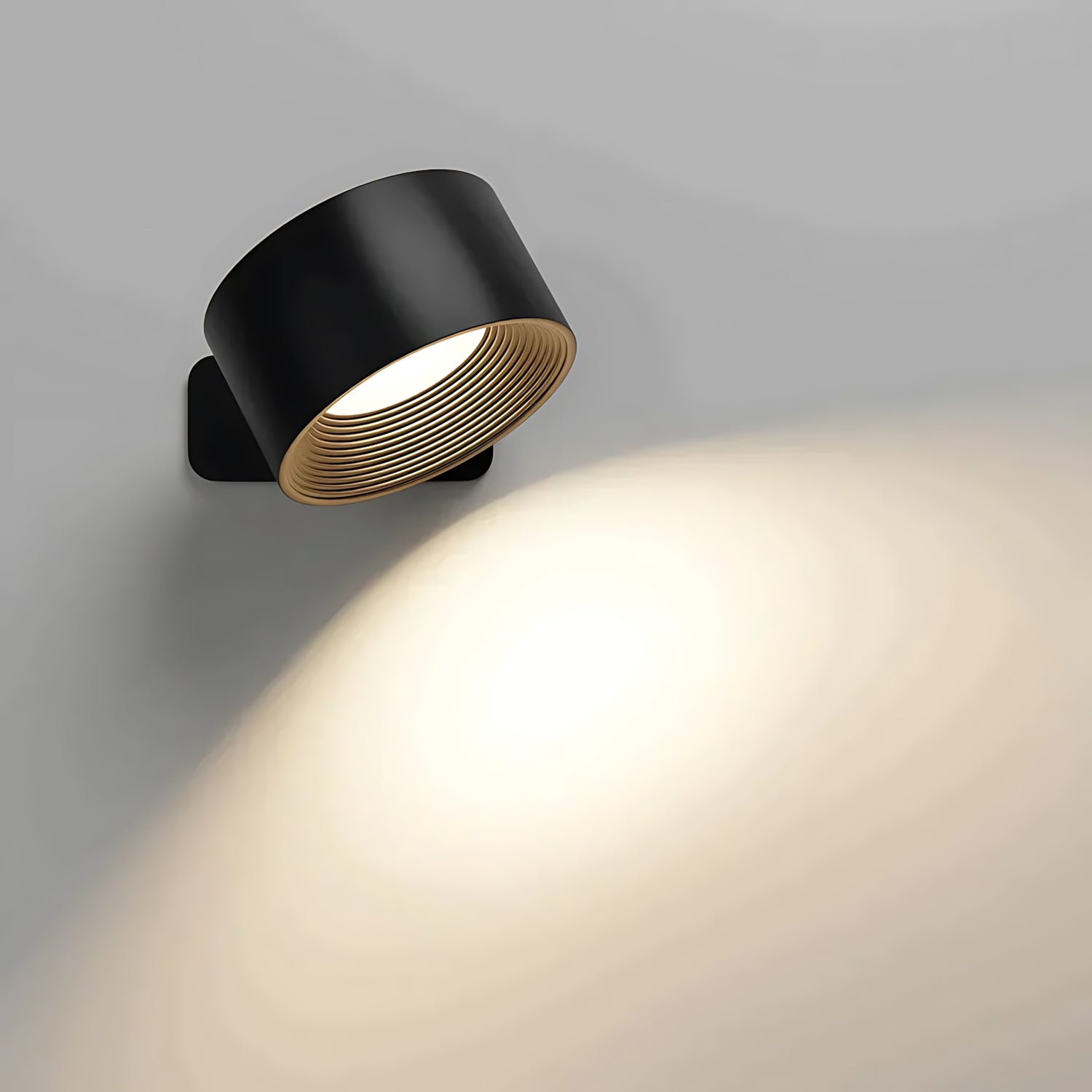 Alberheim | 3" Adhesive No Drill Wireless USB Spotlight 360° | Remote Control