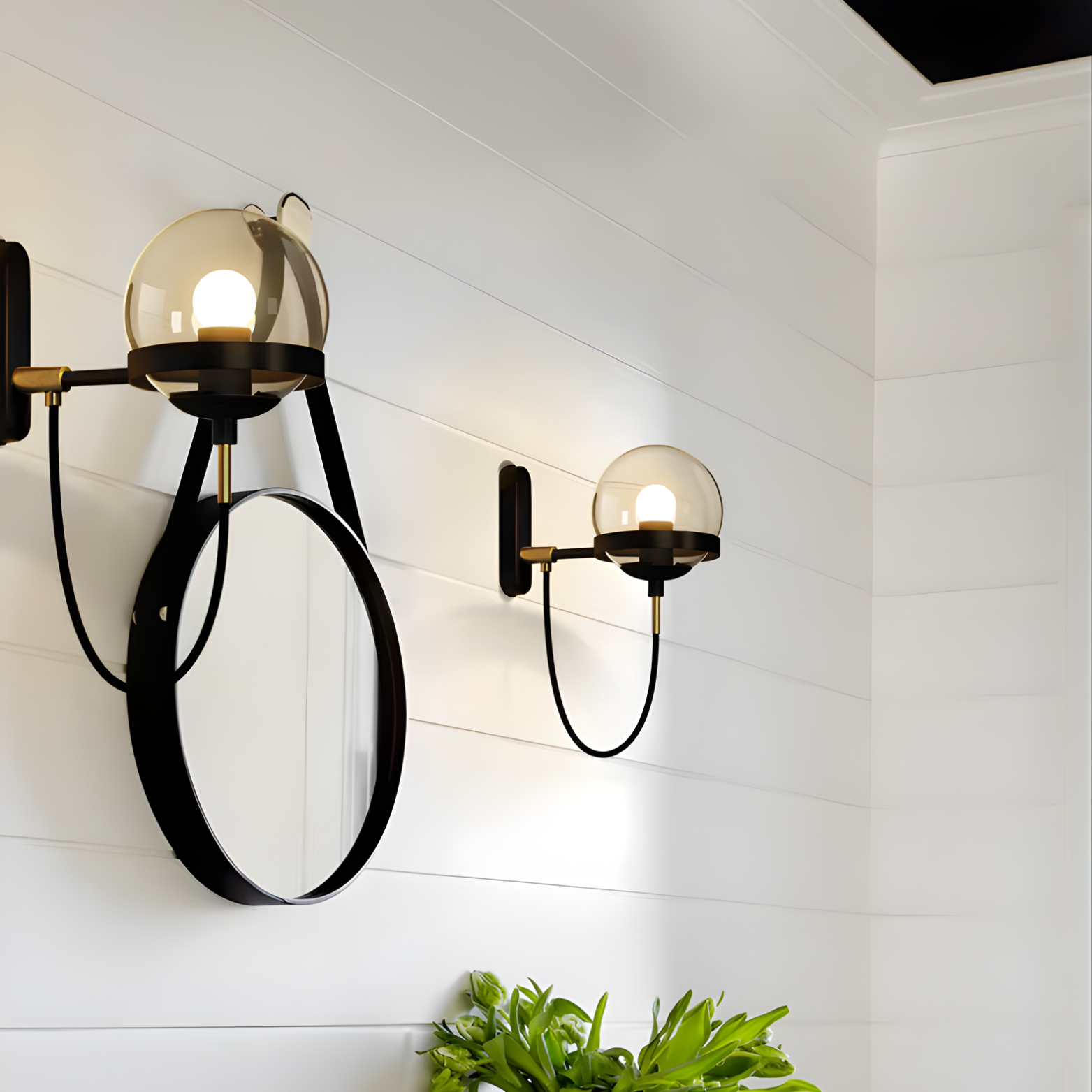 Molde - Round Sphere Wall Sconce