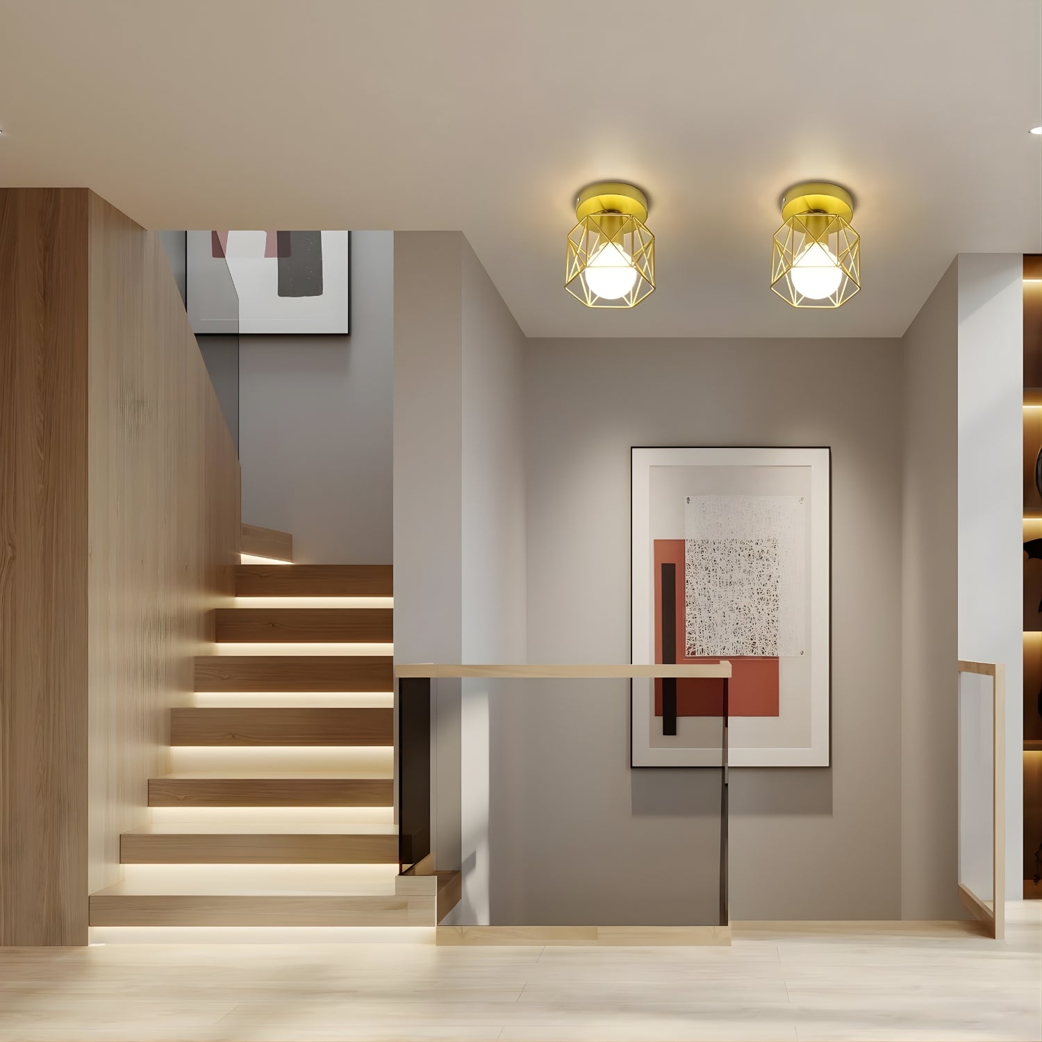 Velden - Retro Ceiling Light- Minimalist Industrial Fixture