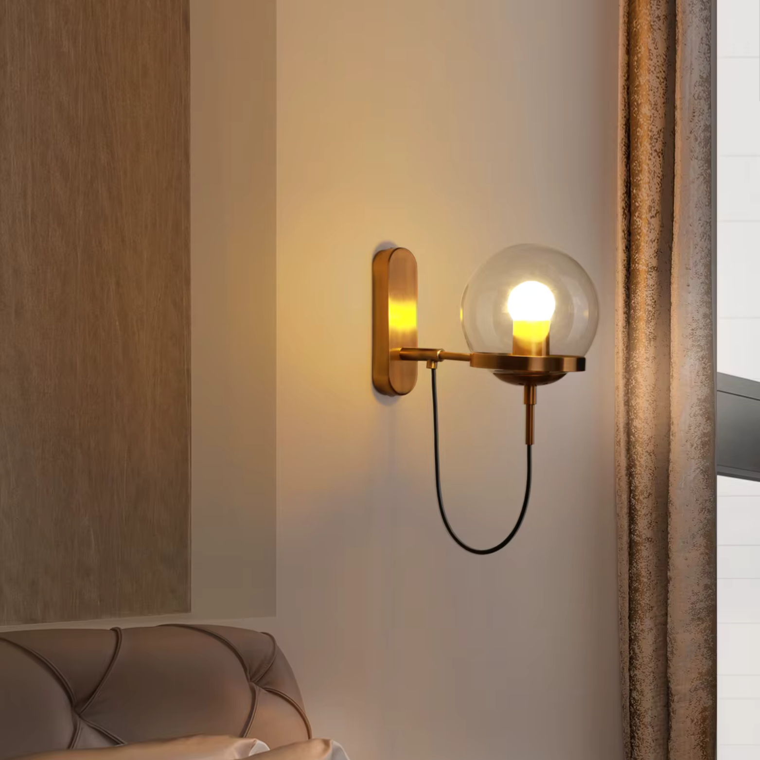 Molde - Round Sphere Wall Sconce