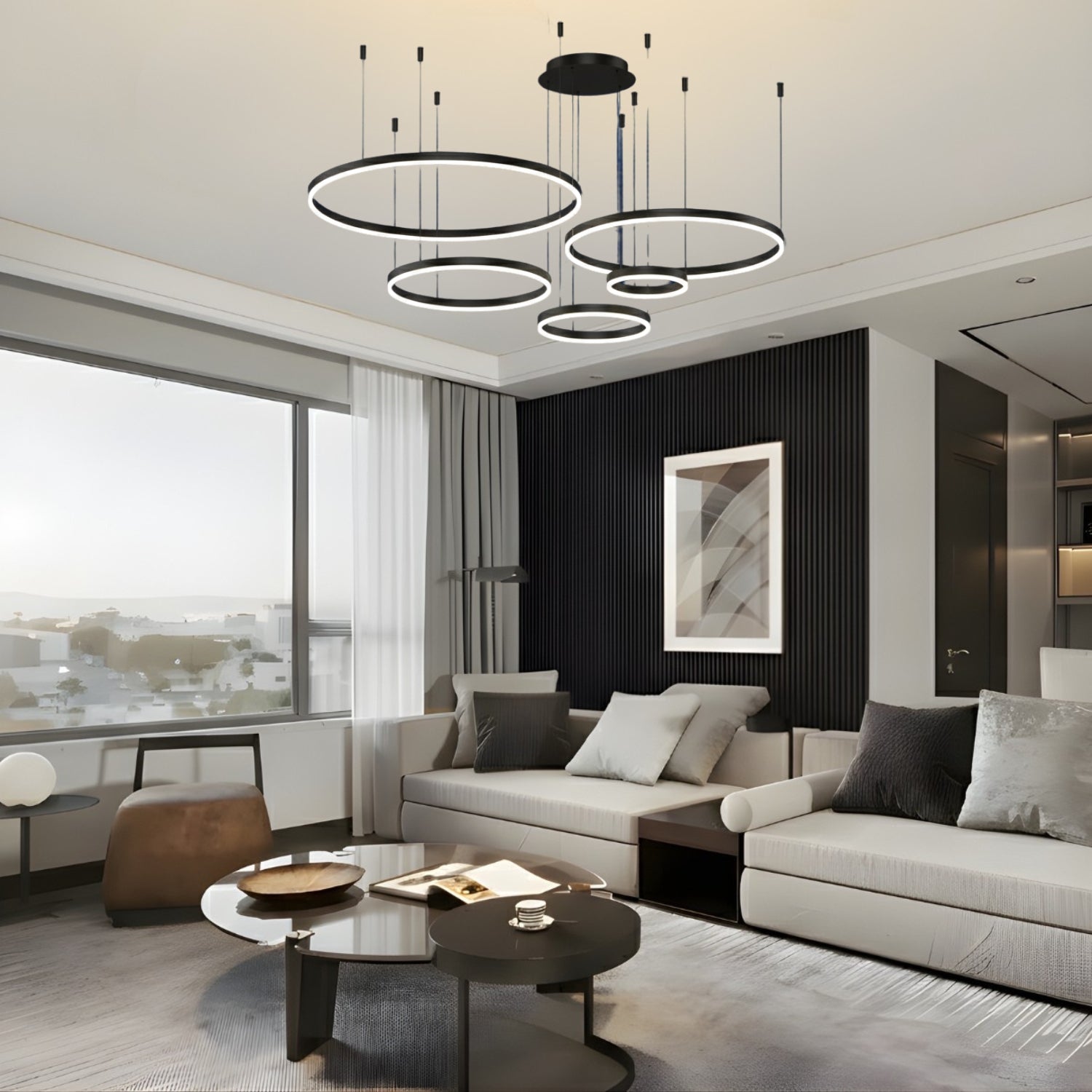 Wismar - Modern LED Ring Chandelier