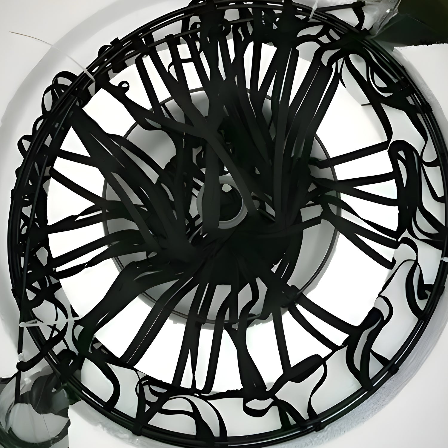 Weil - Italian-Inspired Nordic Modern Straw Hat Ceiling Lamp Creative Designer Chandelier Light Fixture