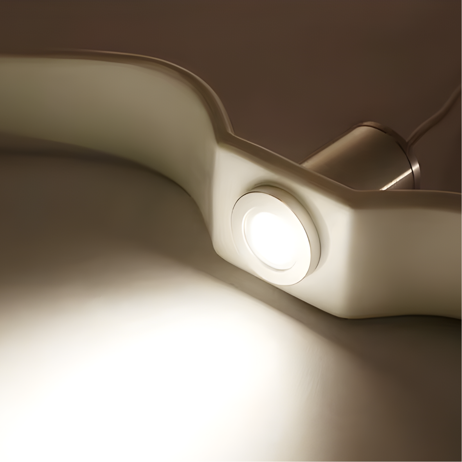 Close-up of a light fixture on a ceiling