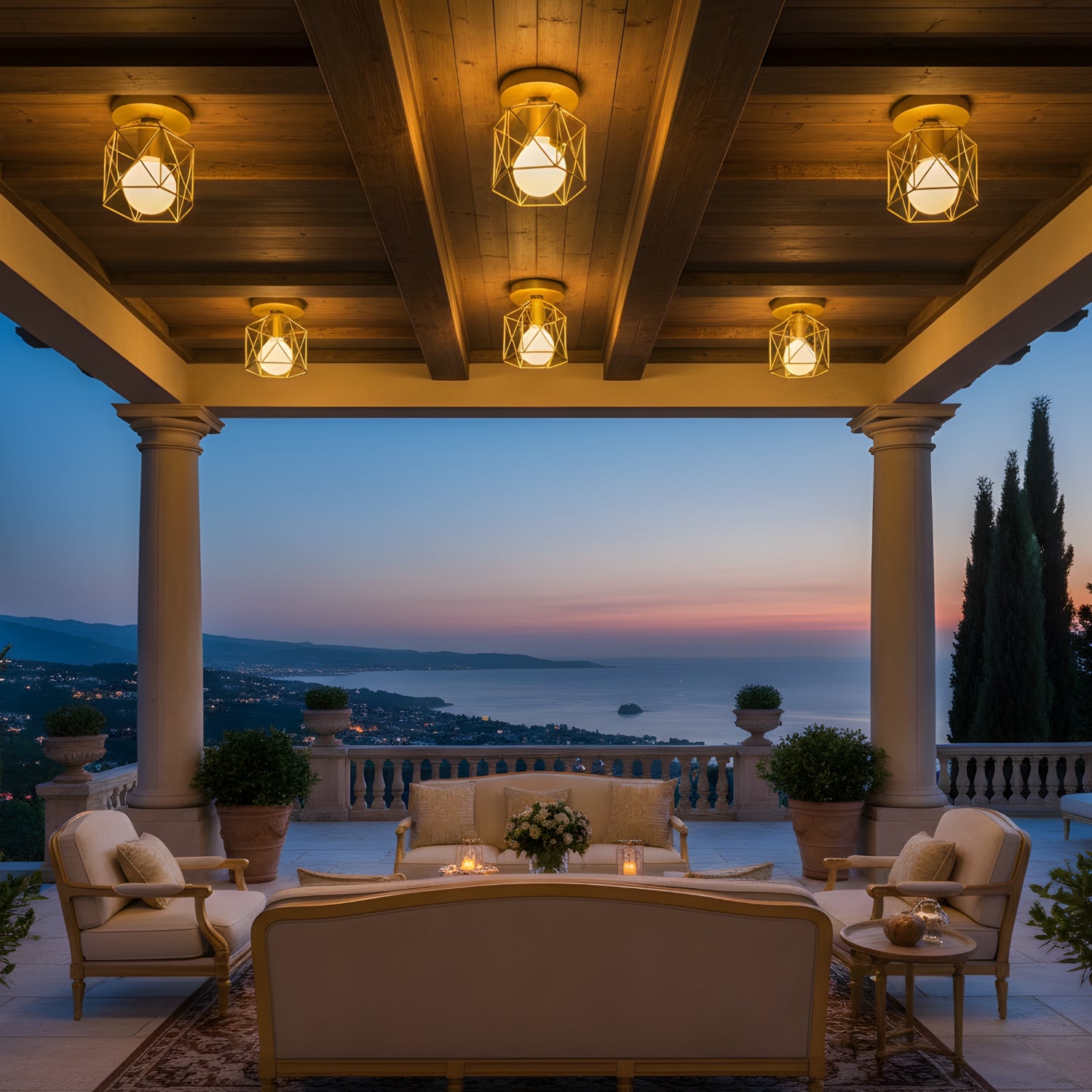 Velden - Retro Ceiling Light- Minimalist Industrial Fixture