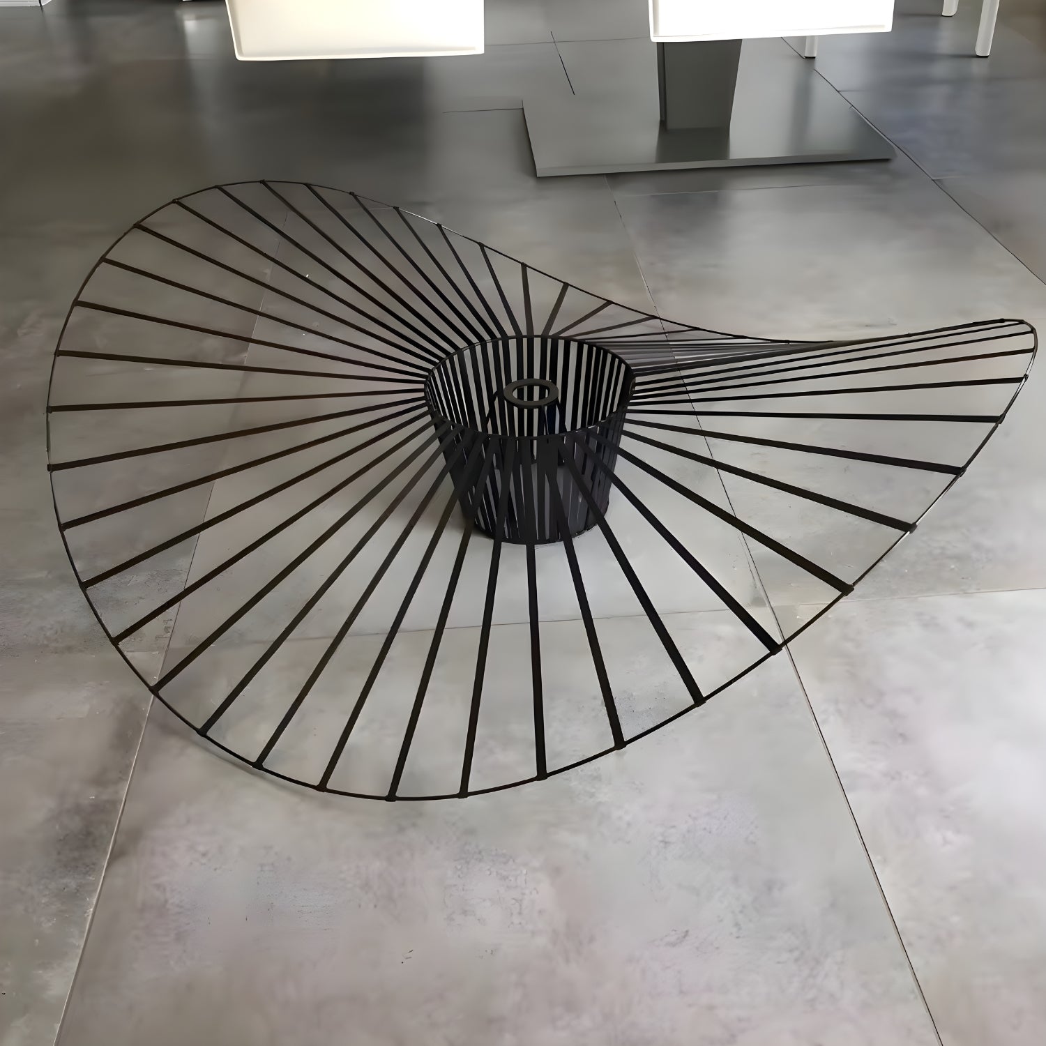 Weil - Italian-Inspired Nordic Modern Straw Hat Ceiling Lamp Creative Designer Chandelier Light Fixture