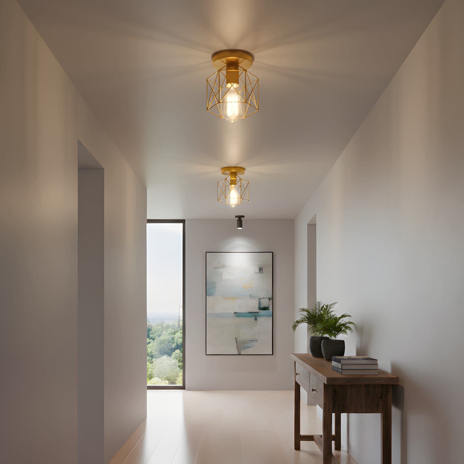 Velden - Retro Ceiling Light- Minimalist Industrial Fixture