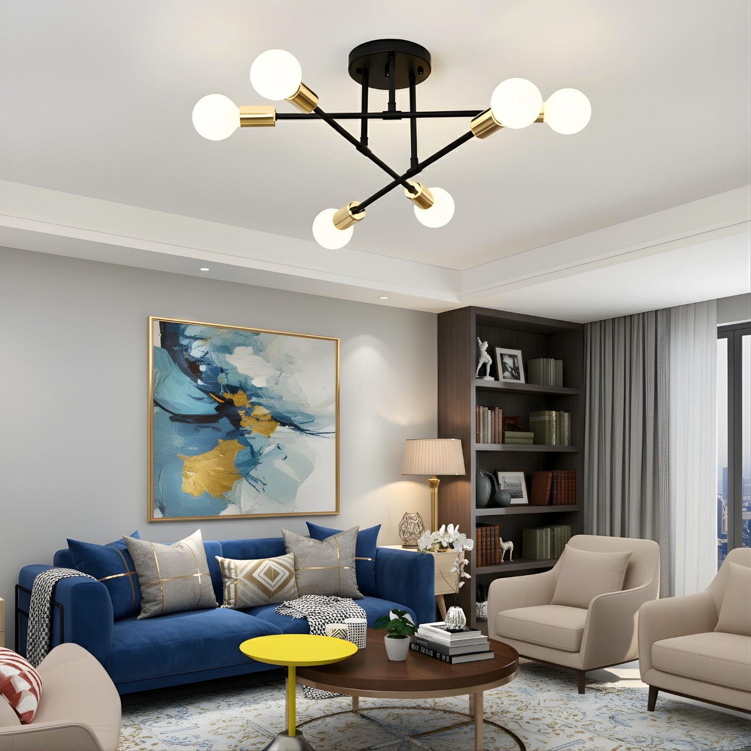 Bremen - Scandinavian Minimalist LED Chandelier Ceiling Light