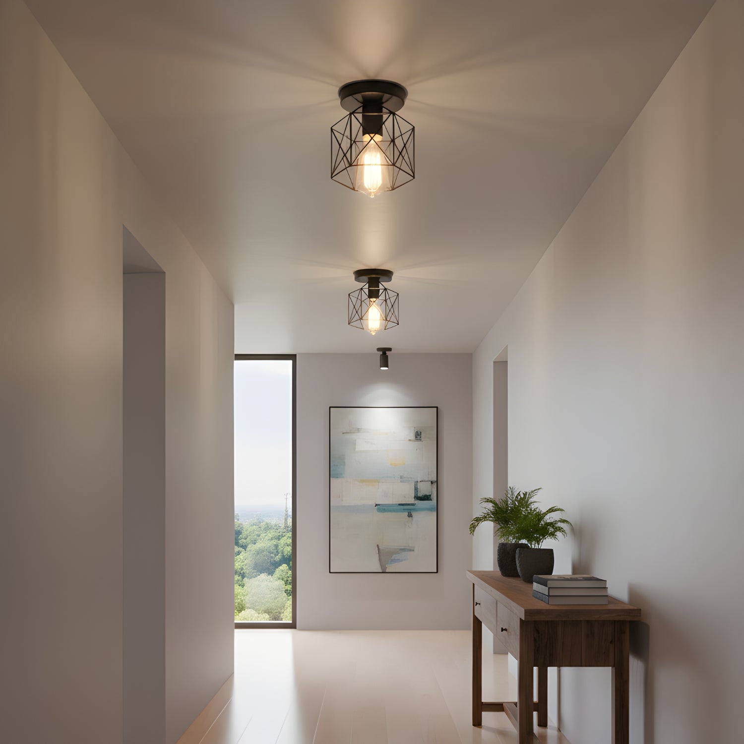 Velden - Retro Ceiling Light- Minimalist Industrial Fixture