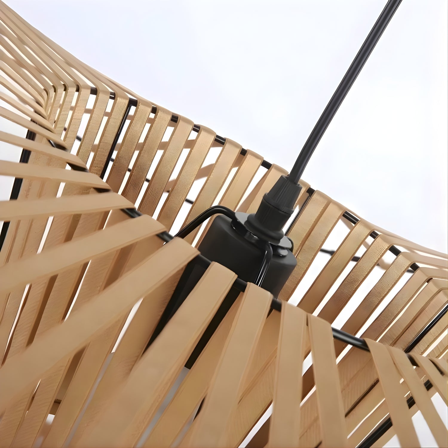 Weil - Italian-Inspired Nordic Modern Straw Hat Ceiling Lamp Creative Designer Chandelier Light Fixture