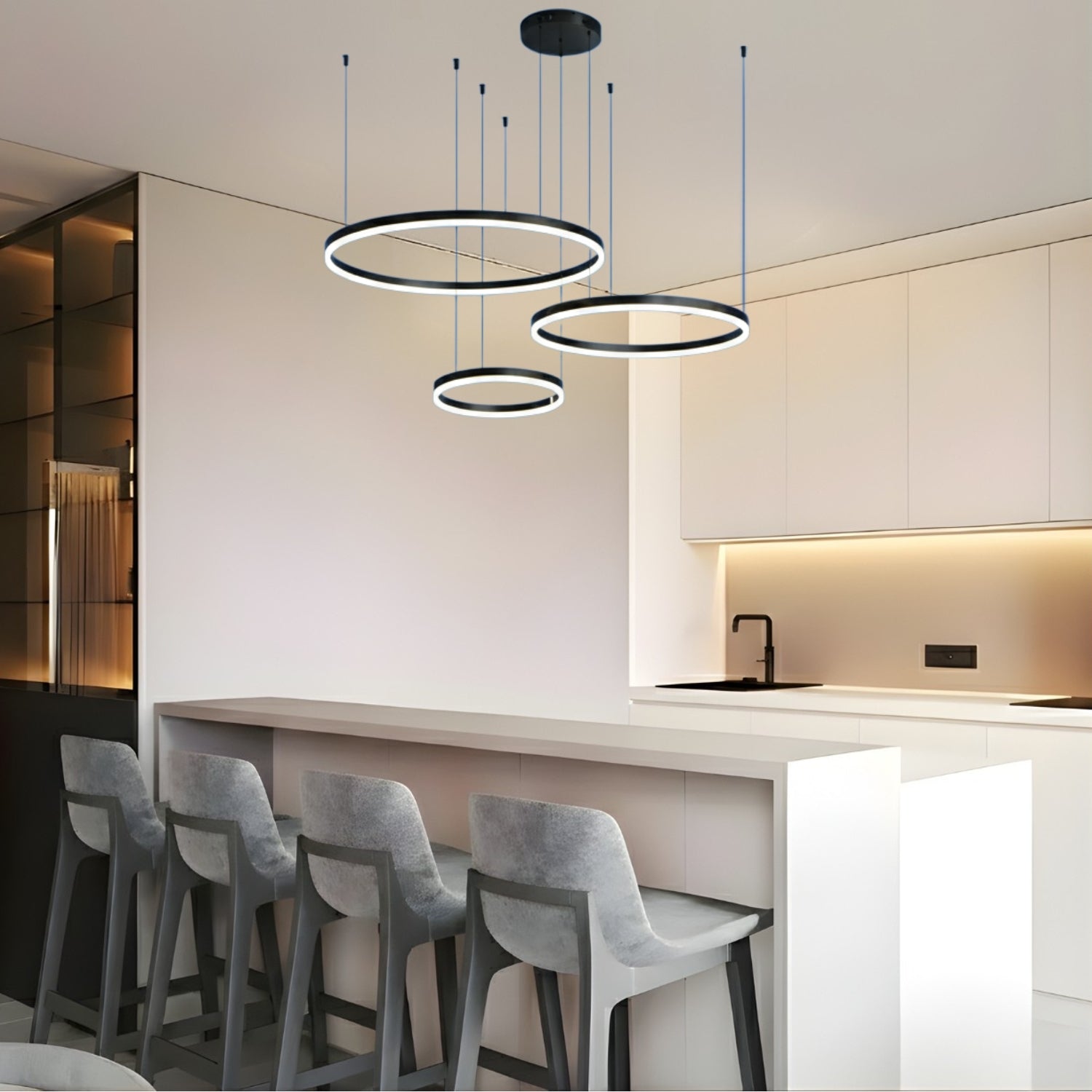 Wismar - Modern LED Ring Chandelier