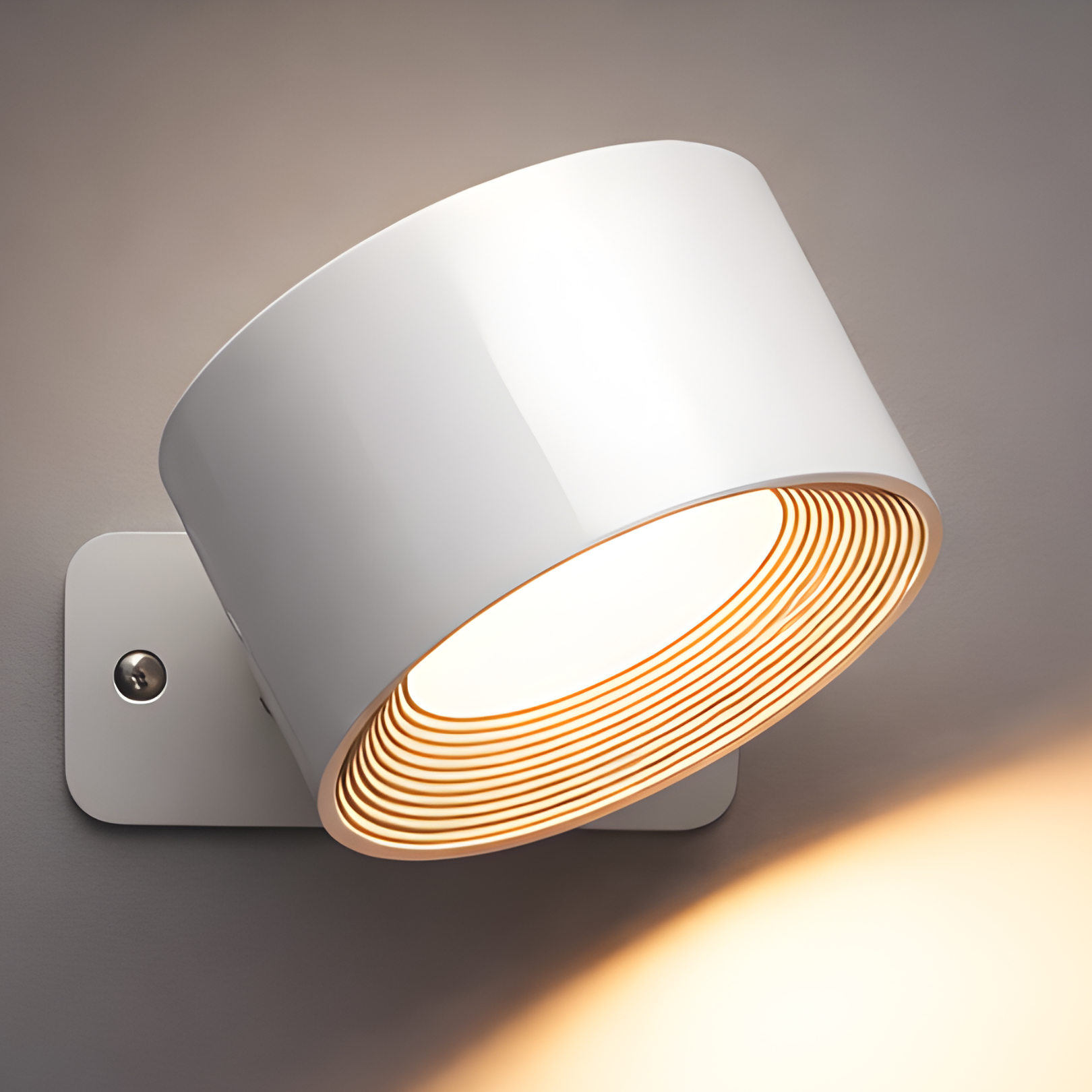 Alberheim | 3" Adhesive No Drill Wireless USB Spotlight 360° | Remote Control