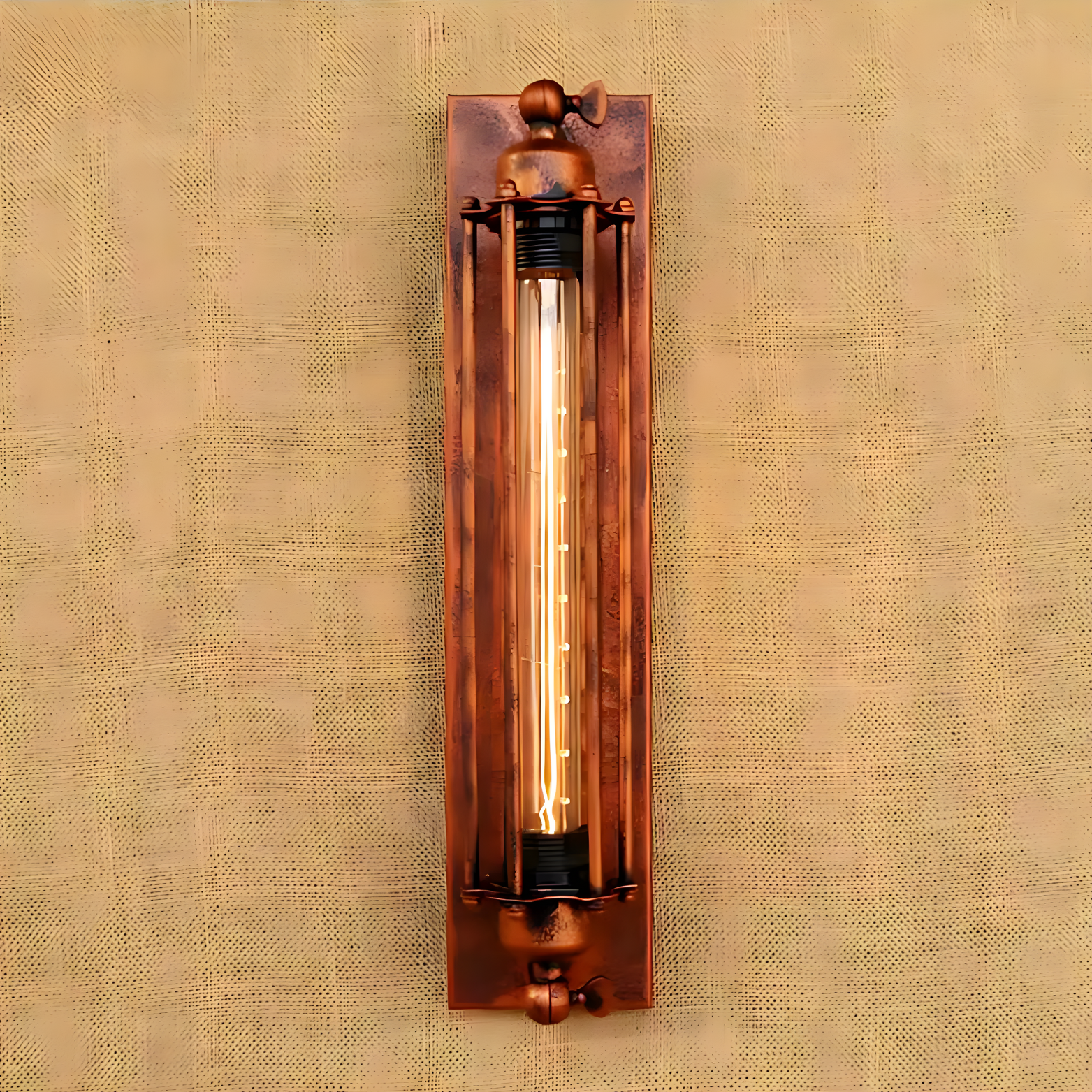 Nebula - 18" Industrial E27 LED Metallic Wall Light