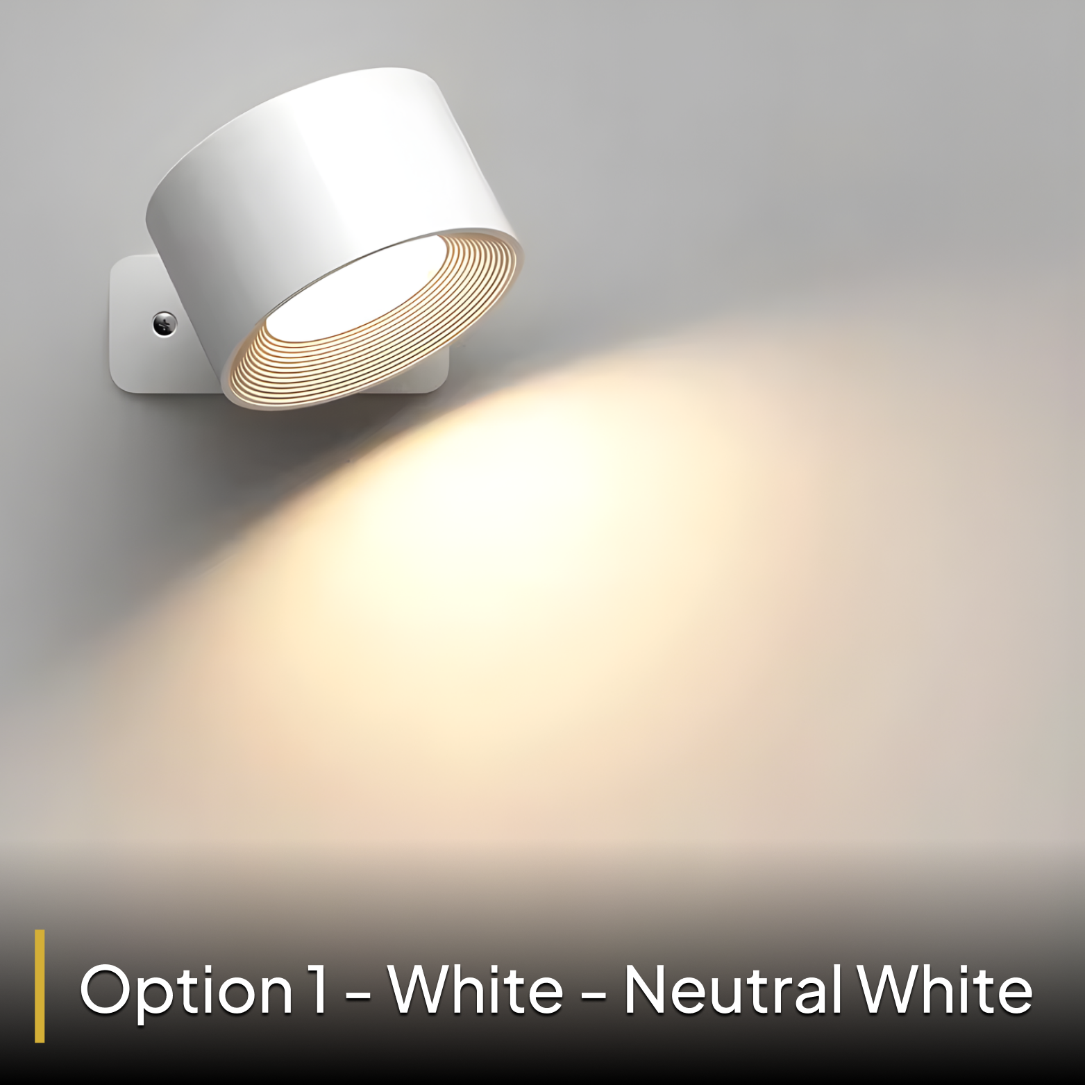 Alberheim | 3" Adhesive No Drill Wireless USB Spotlight 360° | Remote Control