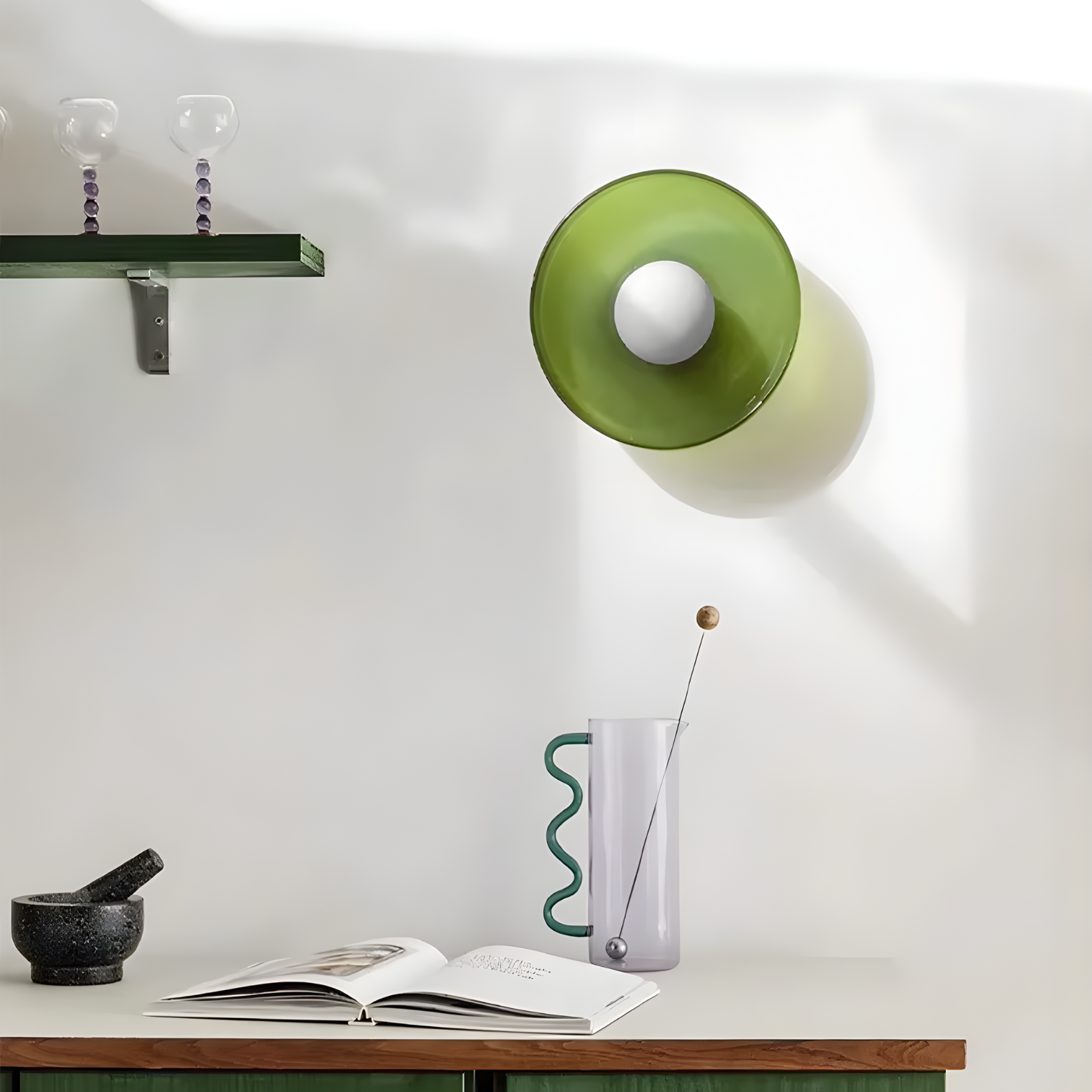 Ravensburg - 11.8" Glass Ceiling Flush Light