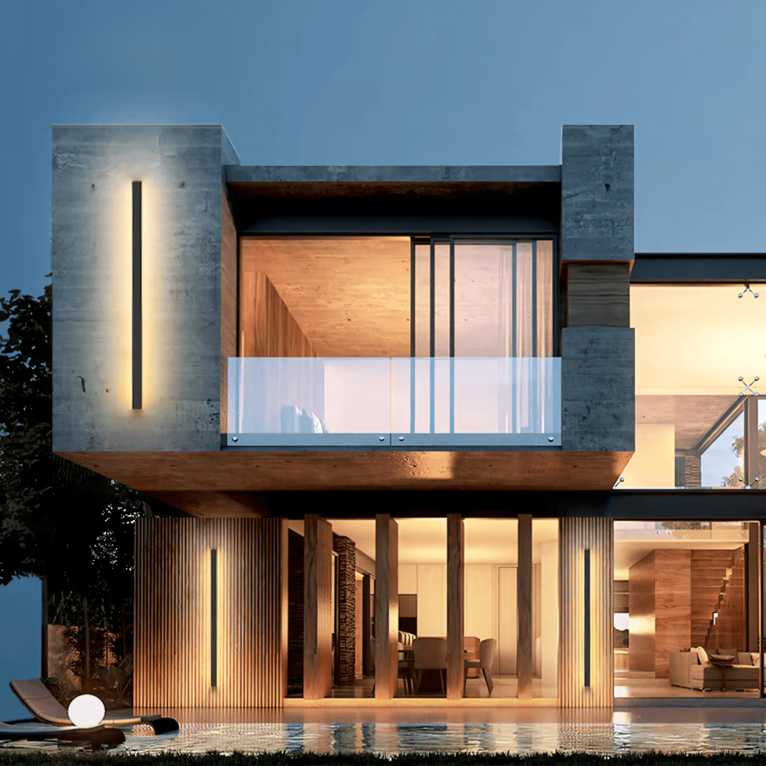 Waterproof wall LED lights