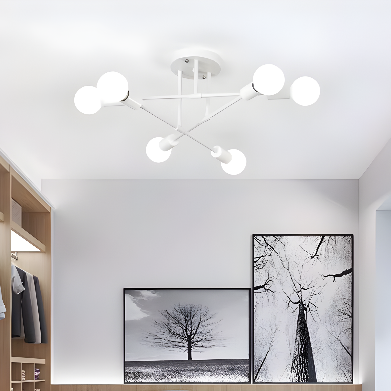 Bremen - Scandinavian Minimalist LED Chandelier Ceiling Light