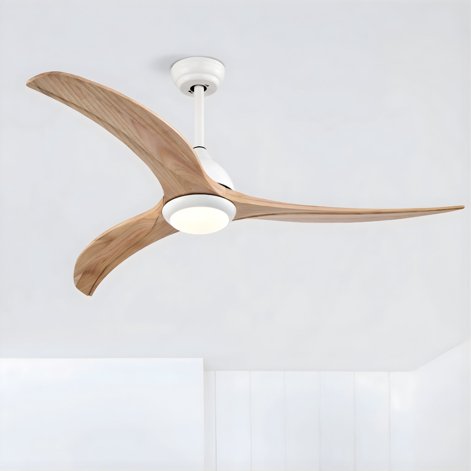 Osna - 52" Indoor/Outdoor Ceiling Fan with LED Light, Remote, 6 Speeds
