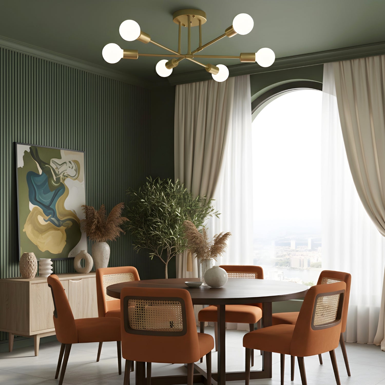 Bremen - Scandinavian Minimalist LED Chandelier Ceiling Light