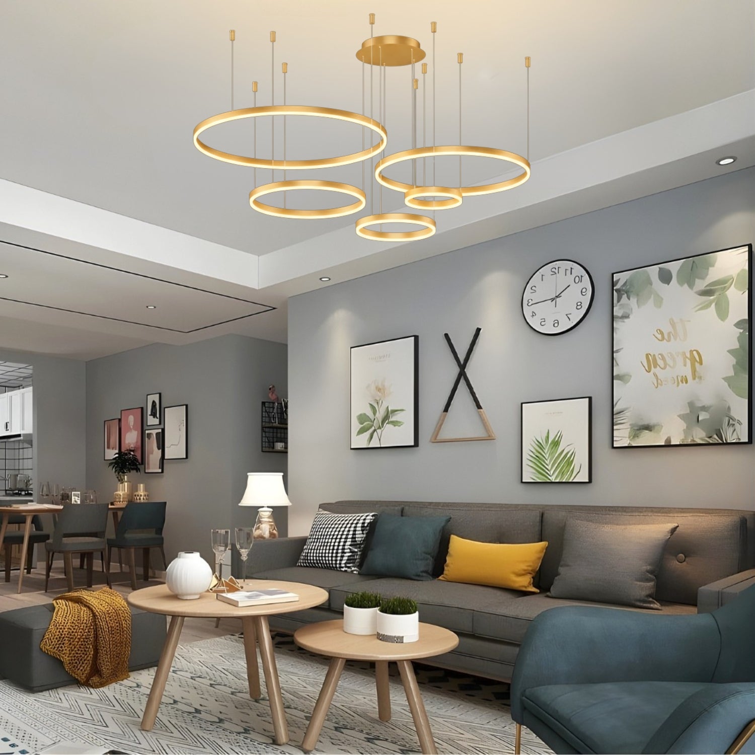 Wismar - Modern LED Ring Chandelier