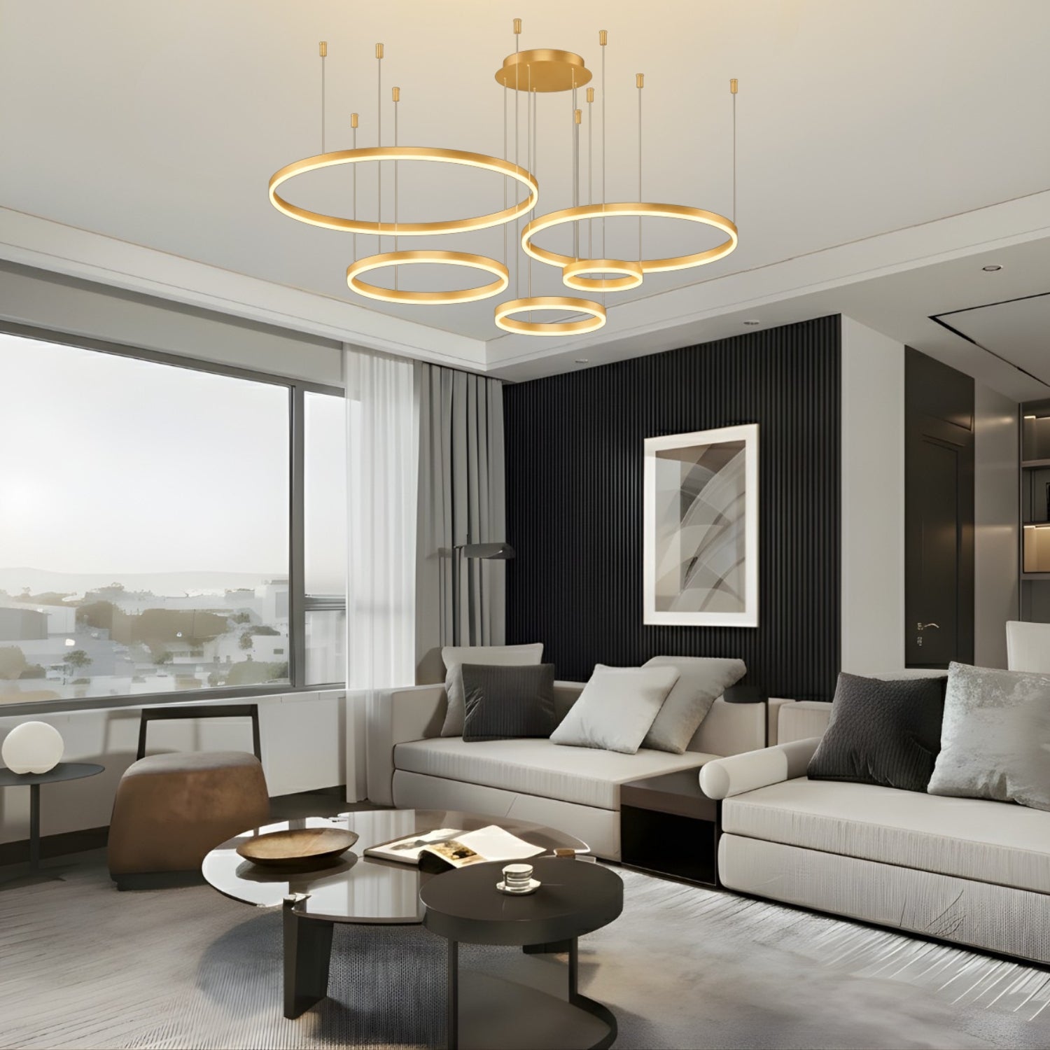 Wismar - Modern LED Ring Chandelier