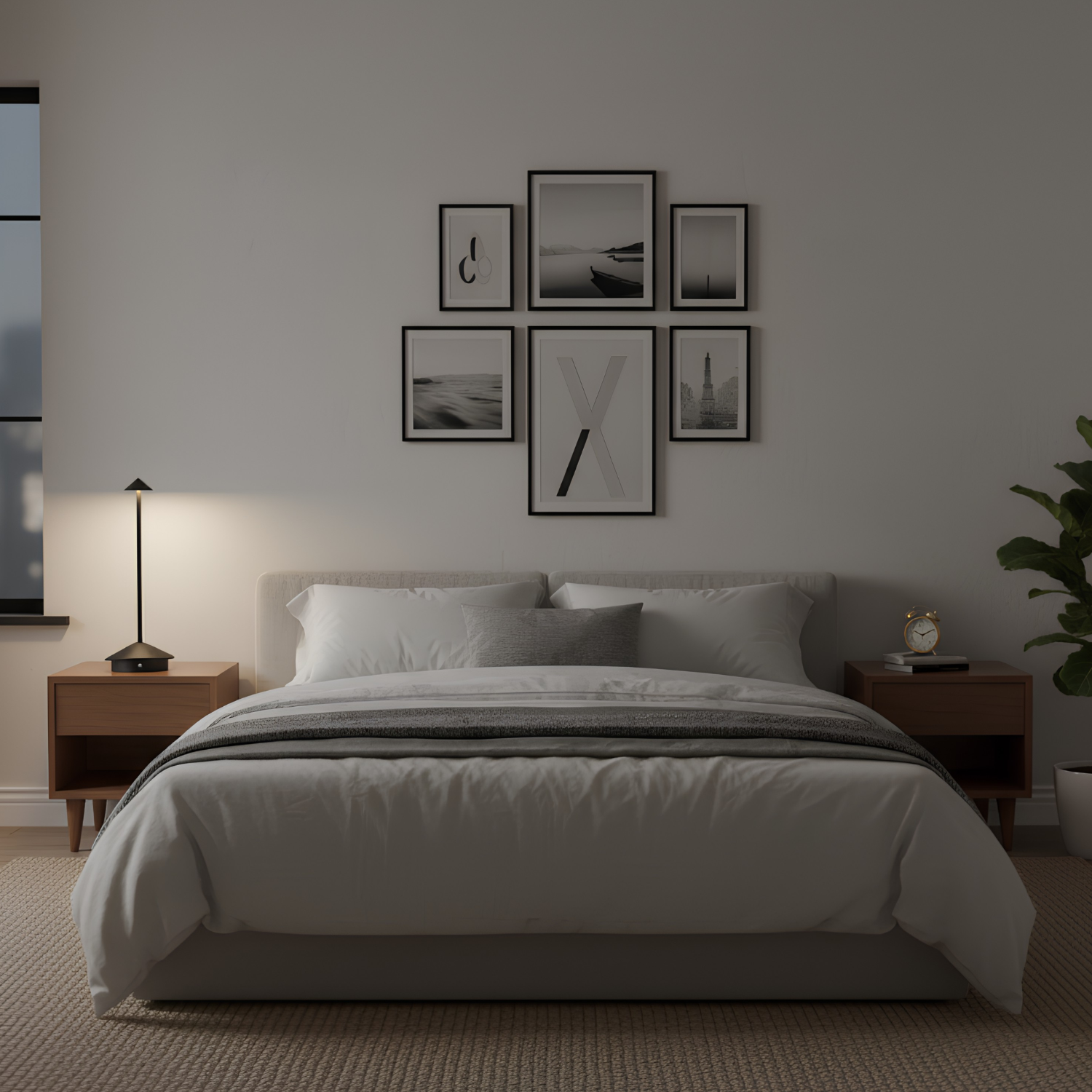 Aland | 11.8" Rechargeable Table Lamp | 360° Cordless LED Touch Light