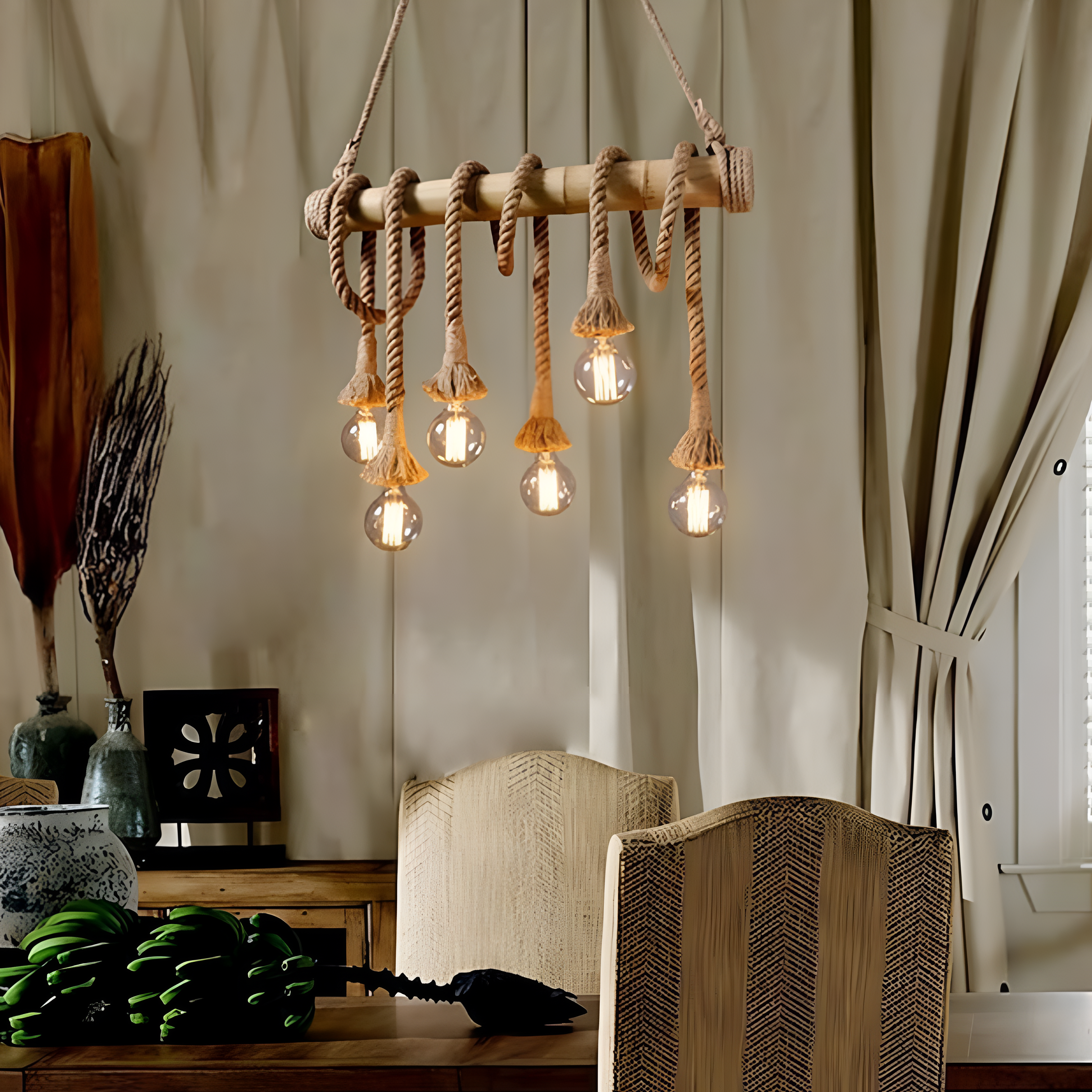 Handwoven Chandelier