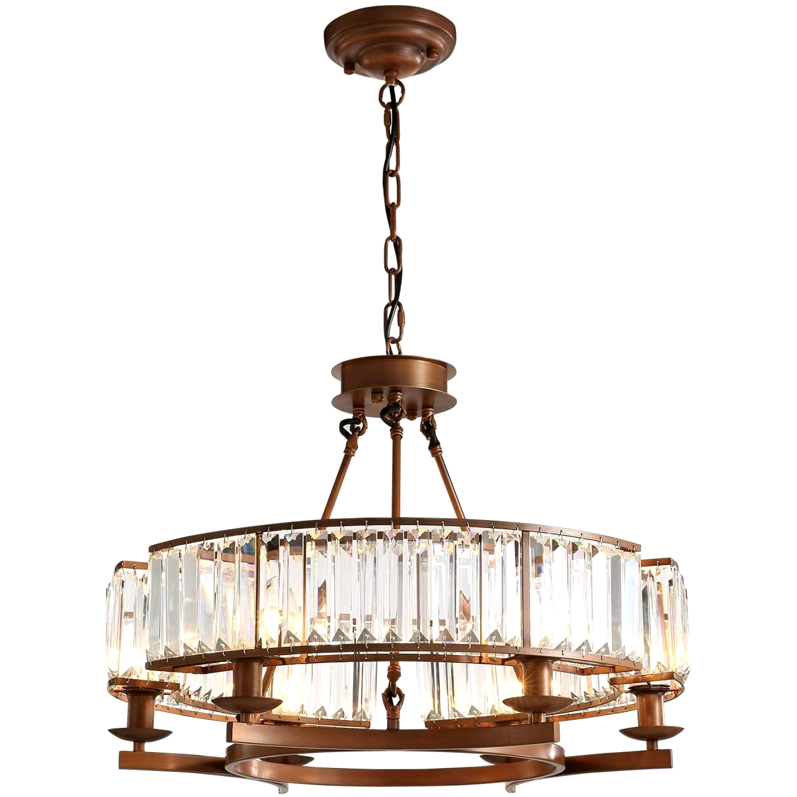 Vintage luxury bronze color chandelier