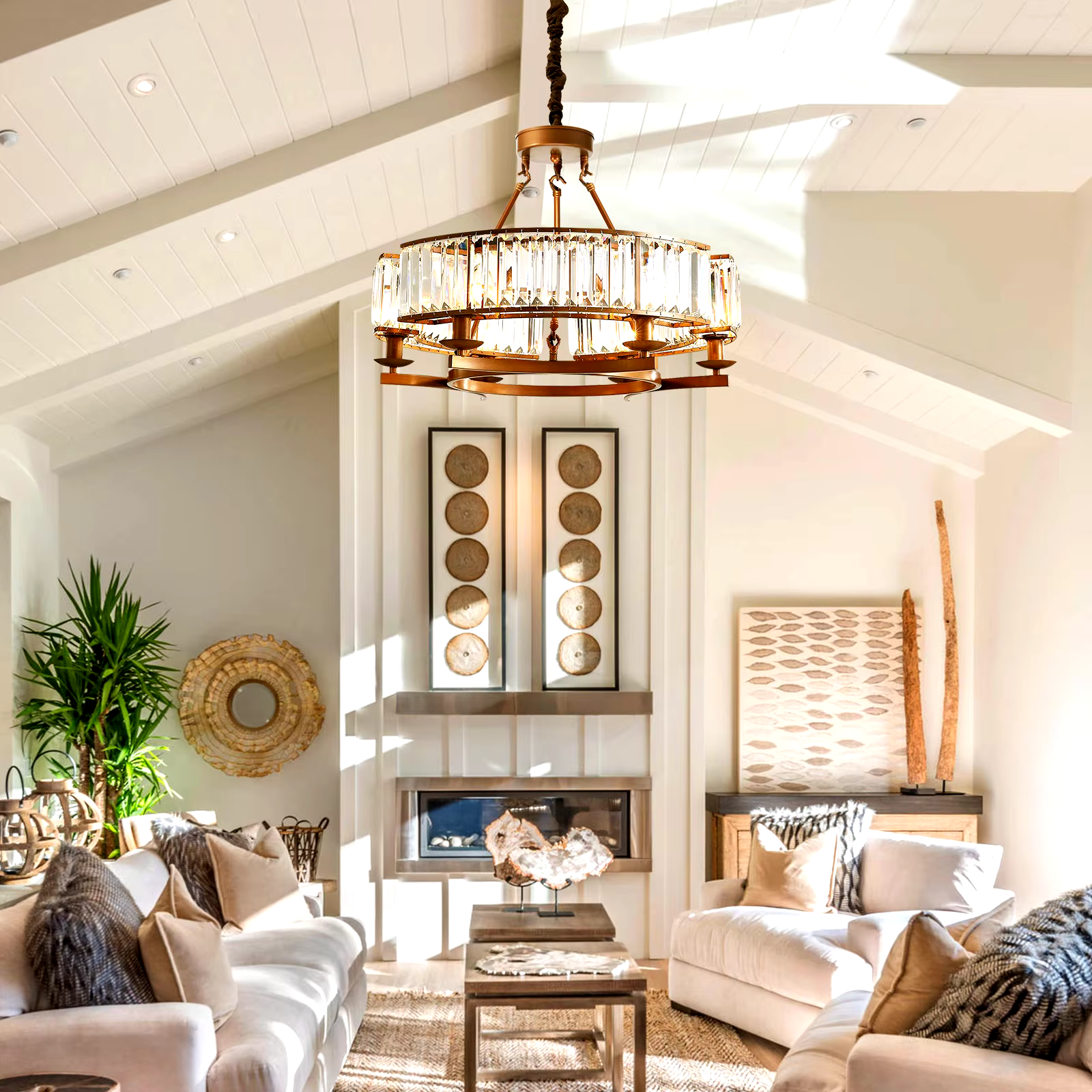 Vintage luxury bronze color chandelier