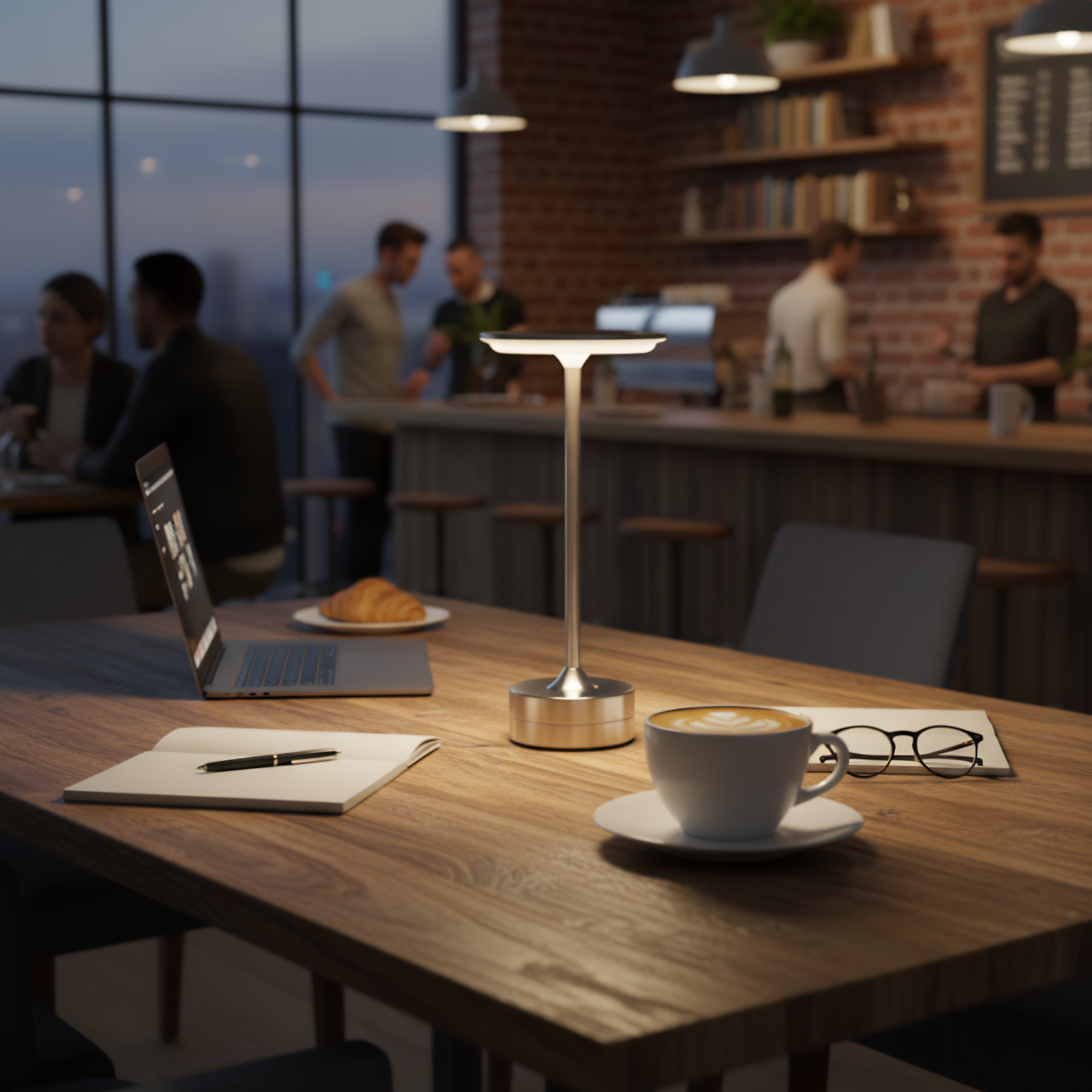 Senja | 11" LED Table Lamp with Touch Sensor 3-Color Dimmable Night Light