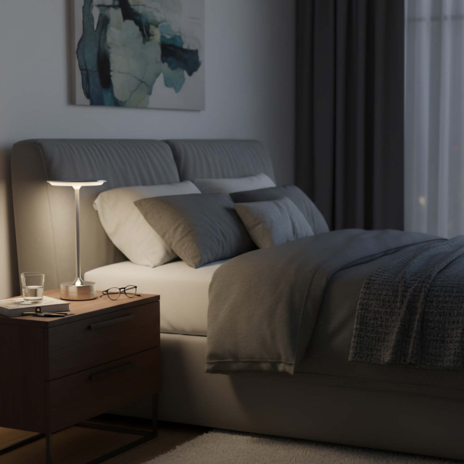 Senja | 11" LED Table Lamp with Touch Sensor 3-Color Dimmable Night Light