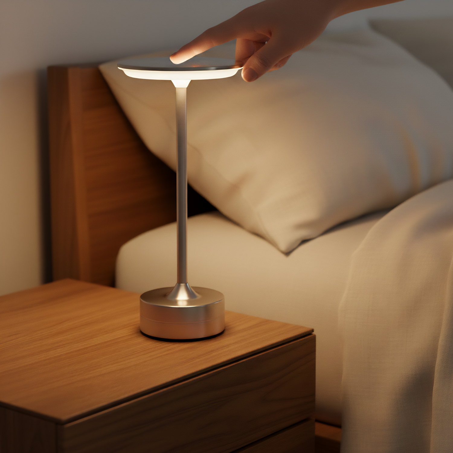 Senja | 11" LED Table Lamp with Touch Sensor 3-Color Dimmable Night Light