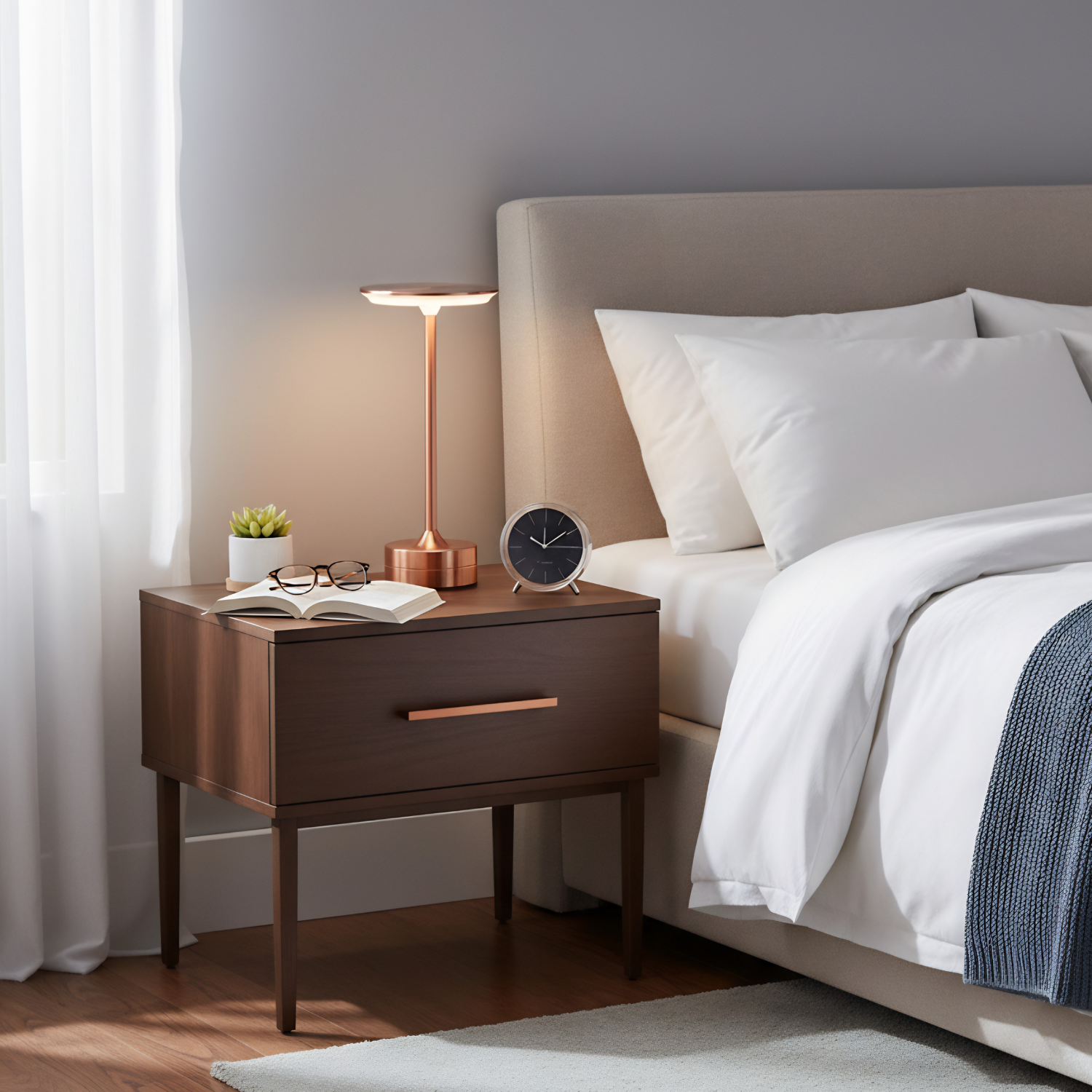 Senja | 11" LED Table Lamp with Touch Sensor 3-Color Dimmable Night Light