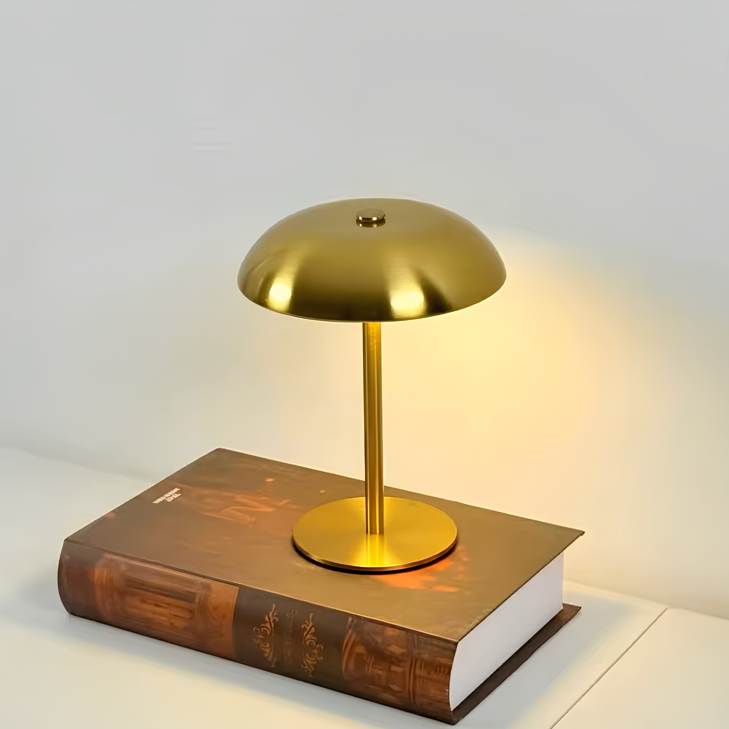 Tampere | 8" Wireless Mushroom Lamp | Touch & Dimmer Control