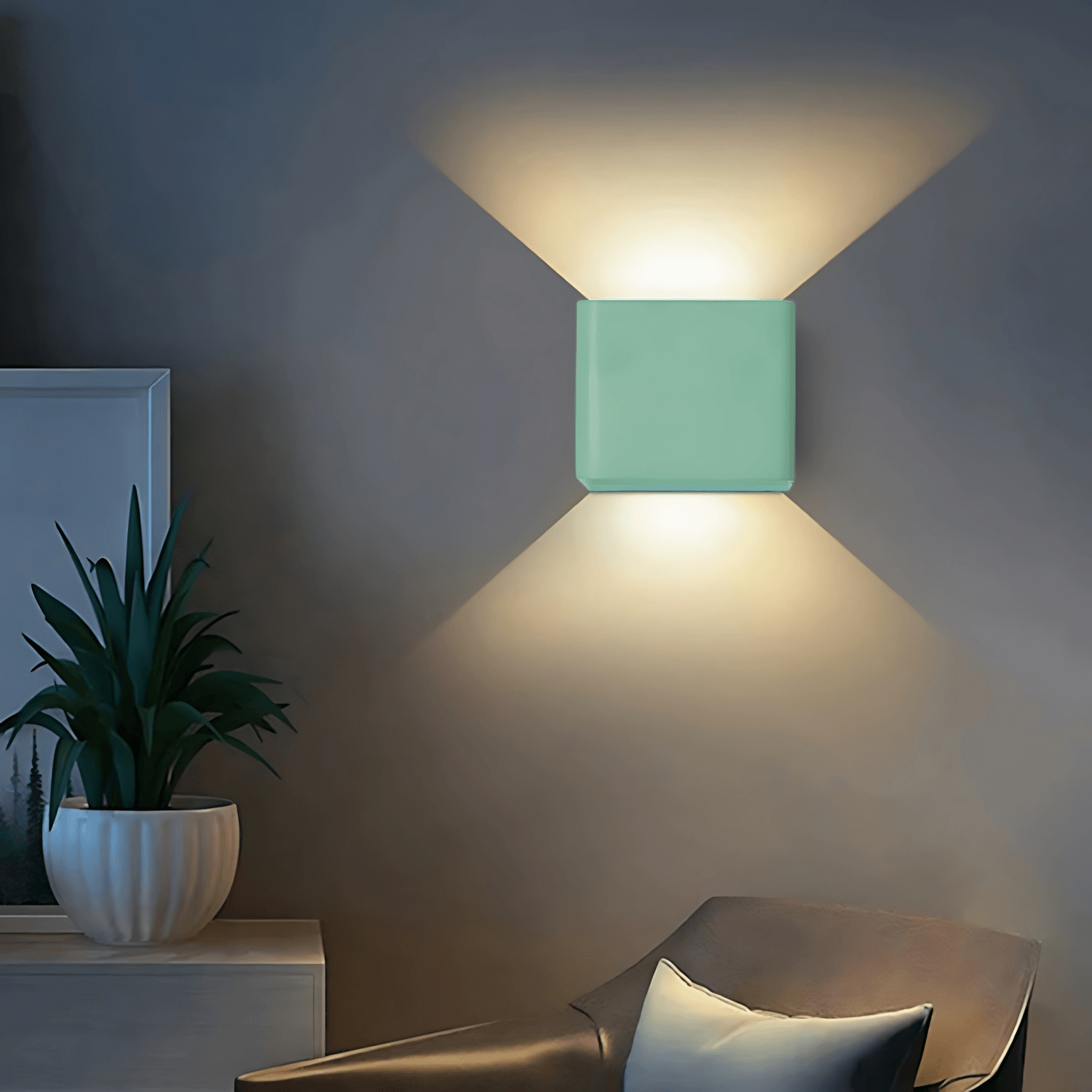 Original 5" Minimalistic Square Wall Lamp