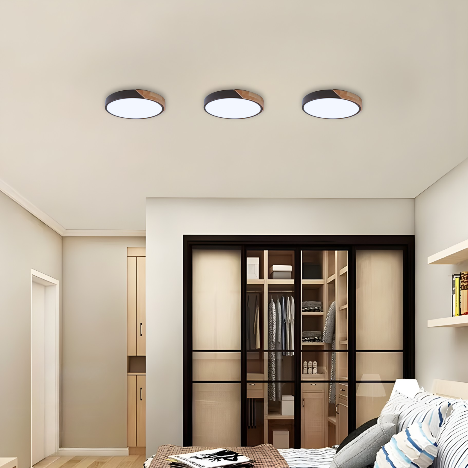 Bregenz - Round LED Flush Light With Remote