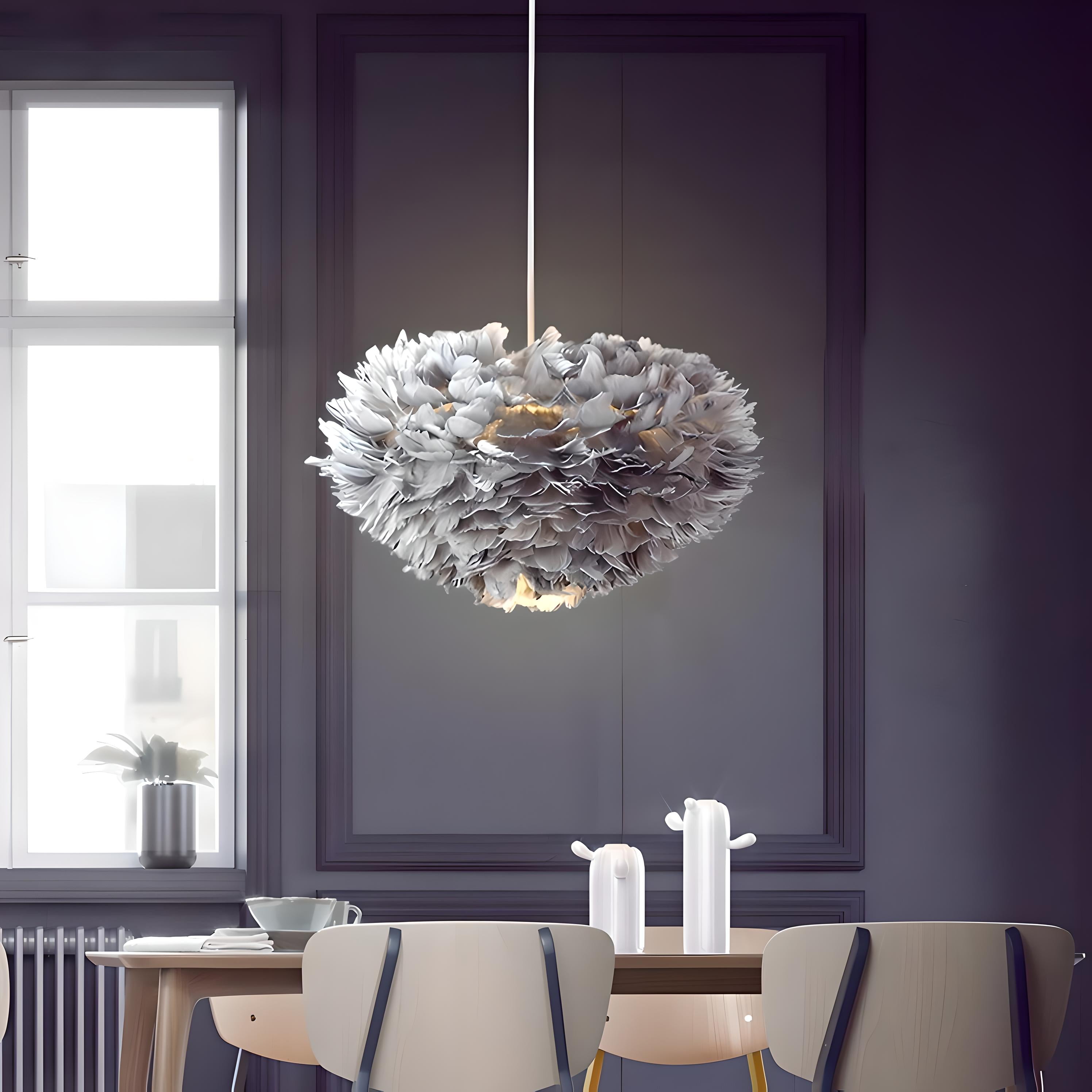 Neustadt - 11-23 Feather Cloud Soft Chandelier