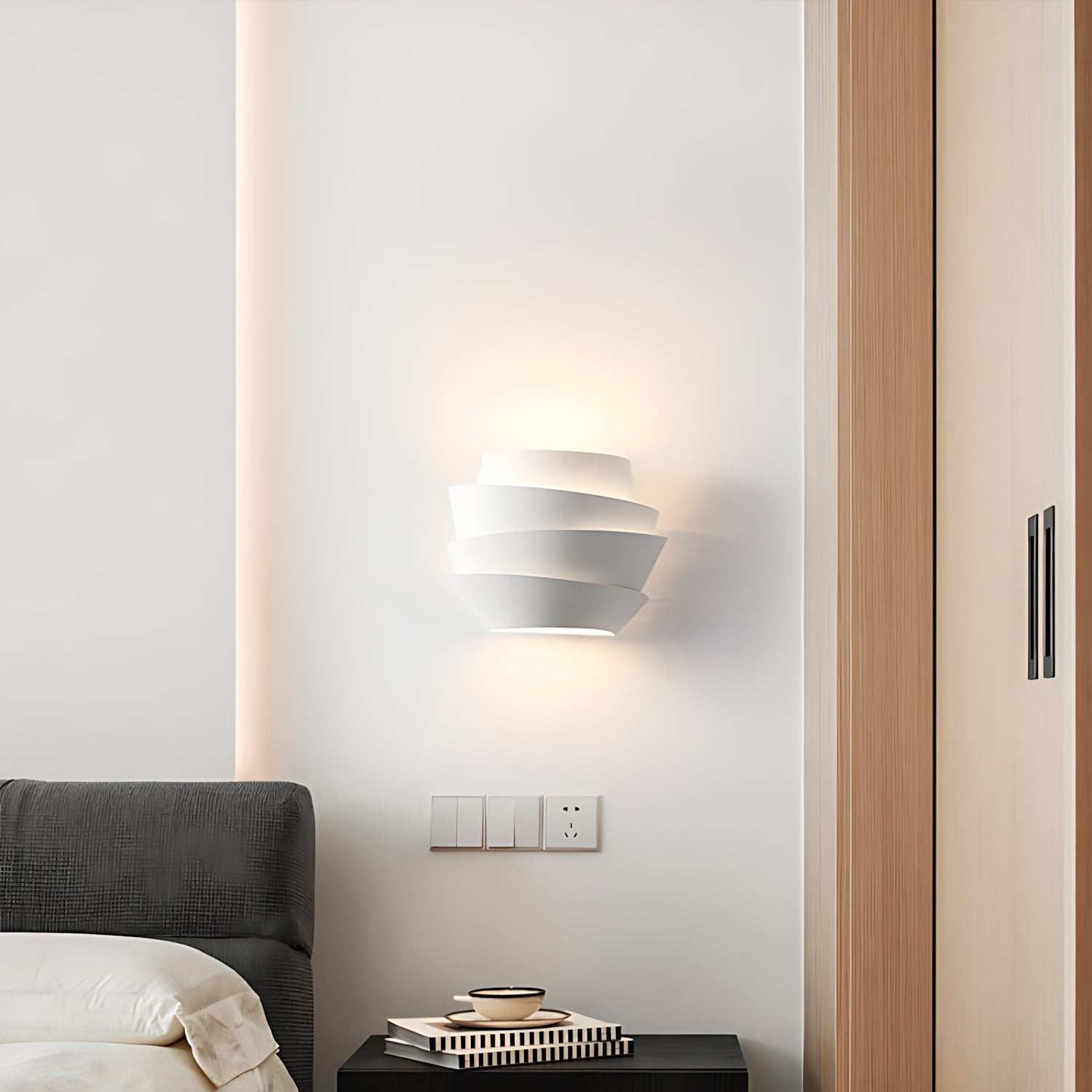 Eldernest - Scandinavian Double Light Wall Lamp