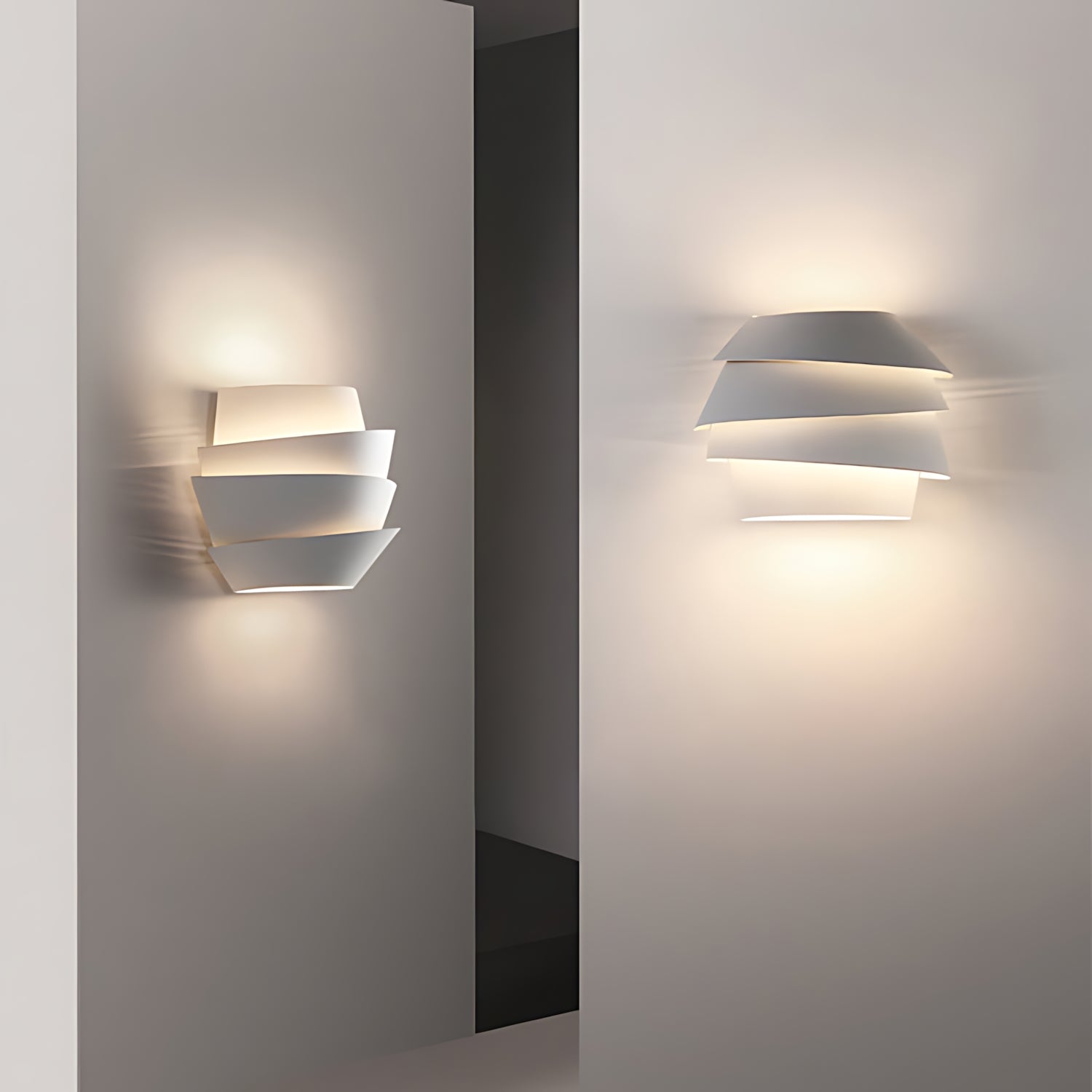 Eldernest - Scandinavian Double Light Wall Lamp