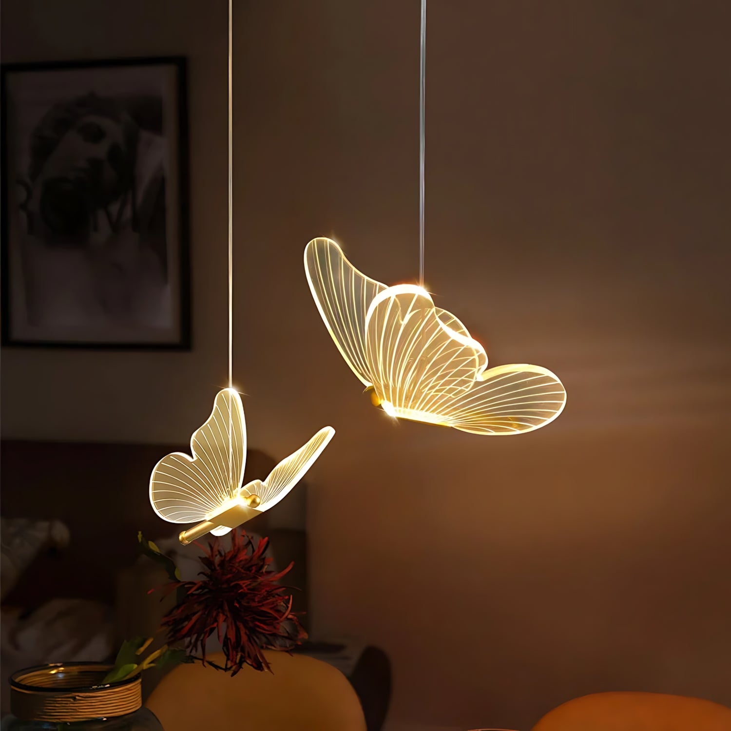 Eisenach - LED Butterfly Pendant Lamp