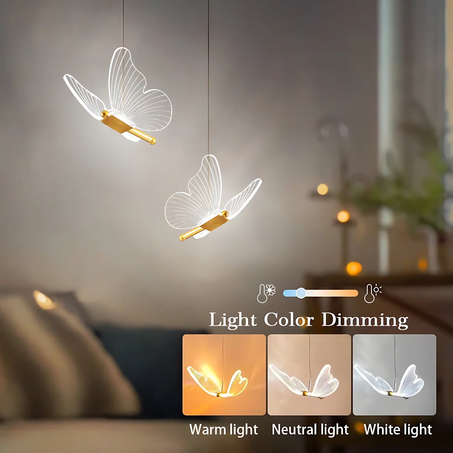 Eisenach - LED Butterfly Pendant Lamp
