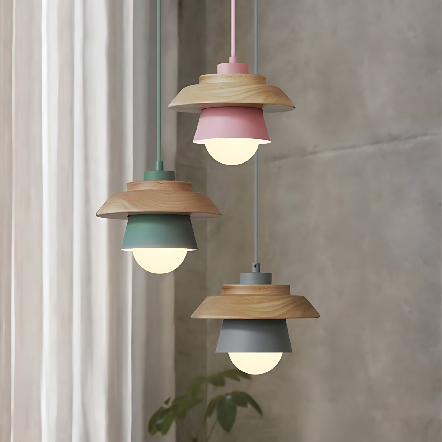 Rothenburg - Scandinavian Wooden Pendant Lamp