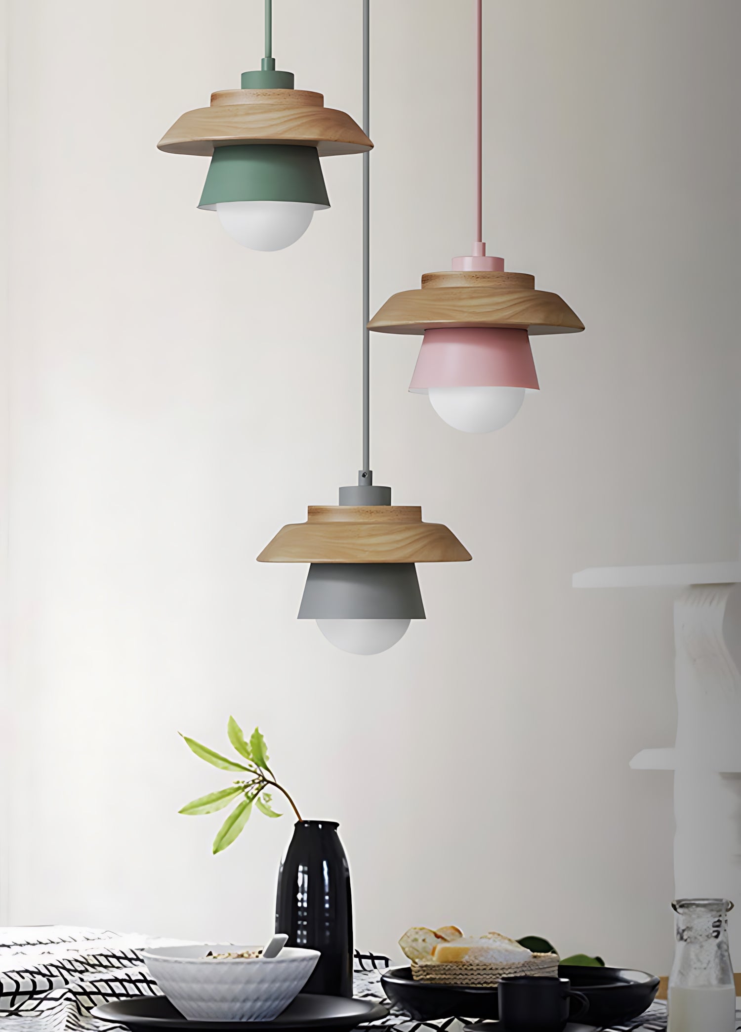 Rothenburg - Scandinavian Wooden Pendant Lamp