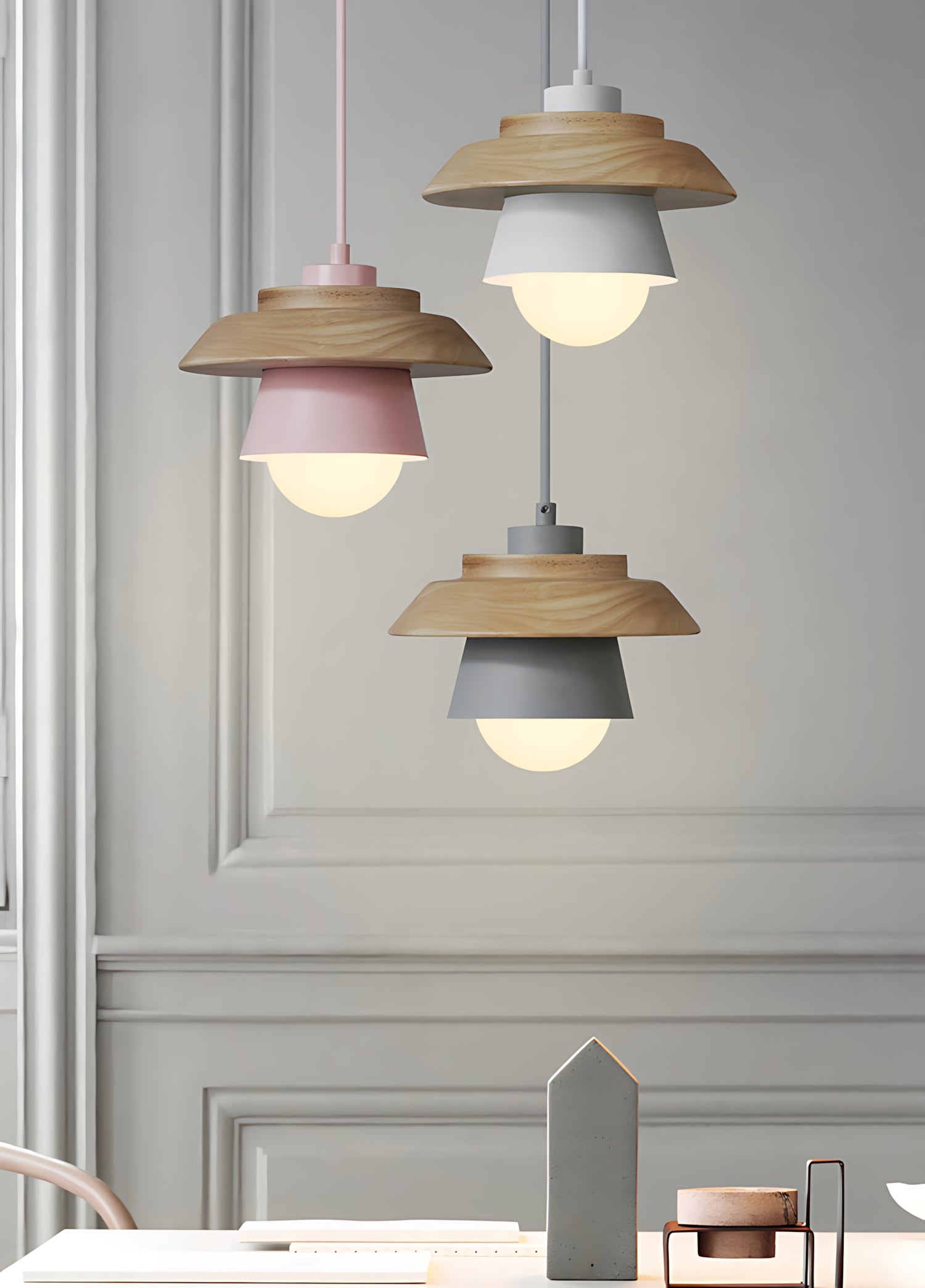 Rothenburg - Scandinavian Wooden Pendant Lamp