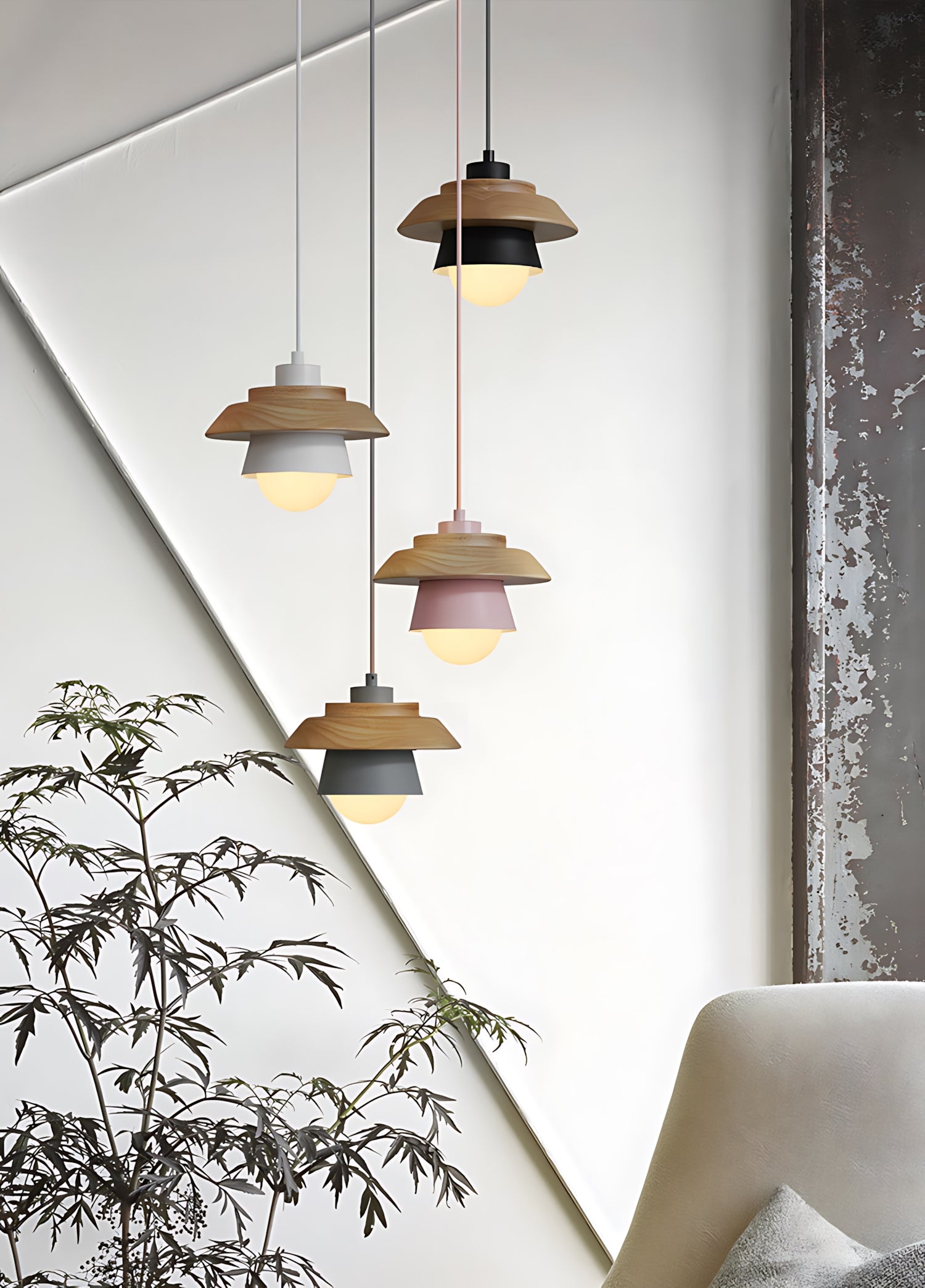 Rothenburg - Scandinavian Wooden Pendant Lamp