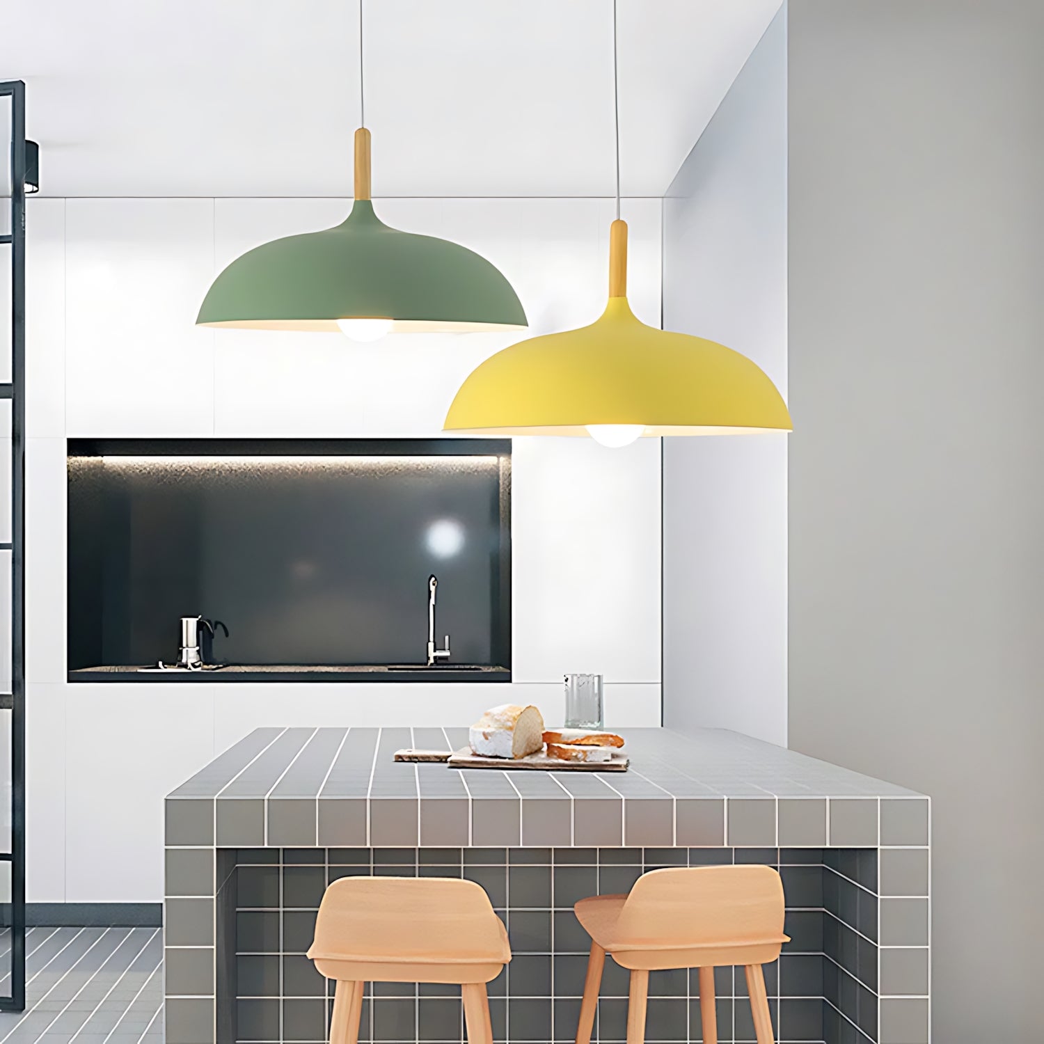 Rheinsberg - Nordic Oak Ceiling Lamp