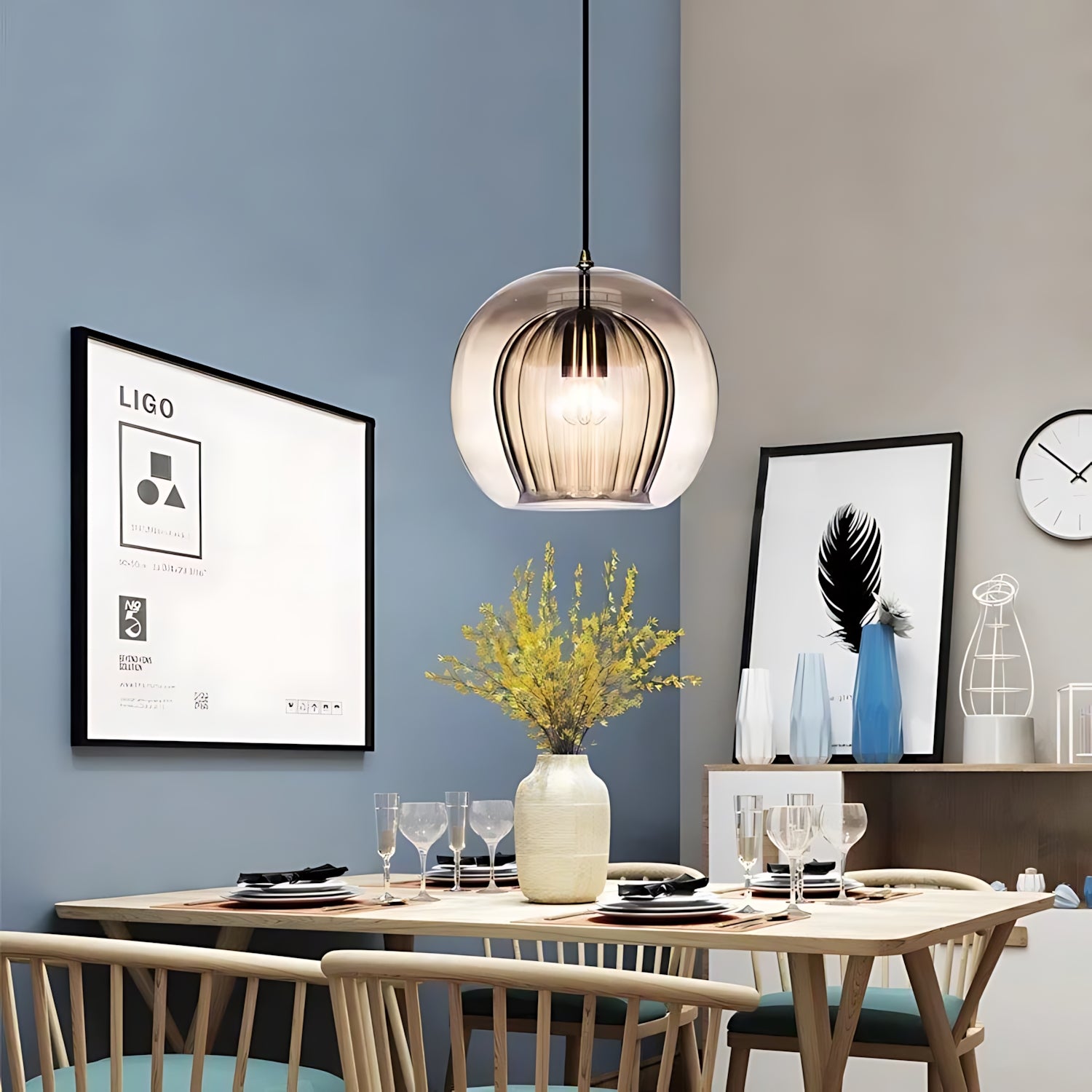 Eichenfeld - Modern Glass Pendant Lamp
