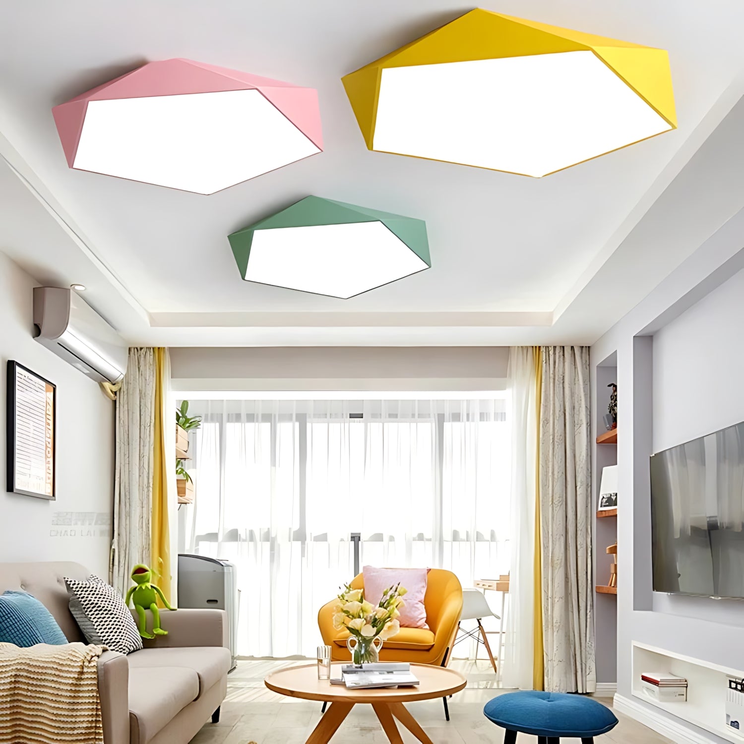 Haldor - Polygonal Ceiling Lamp