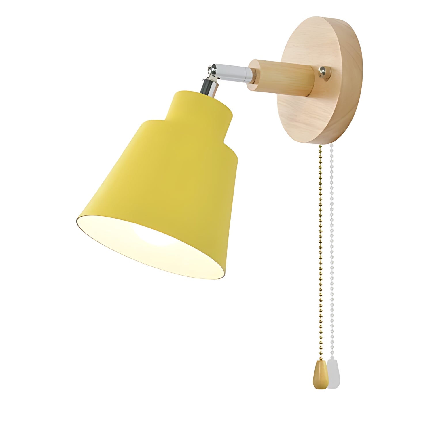 Adjustable Wall Lamp with Pull Chain Switch