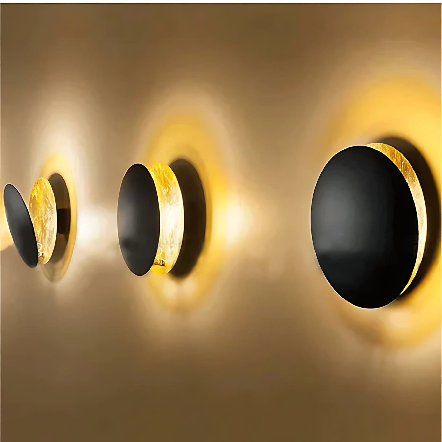 Unique Eclipse 360-Degree Rotating LED Wall Lamp