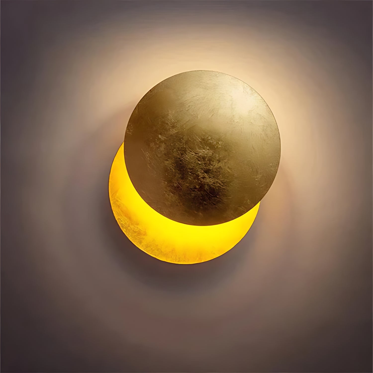 Unique Eclipse 360-Degree Rotating LED Wall Lamp